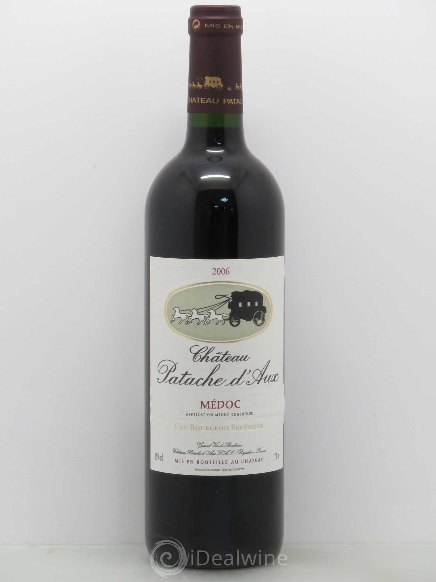 Château Patache d'Aux Cru Bourgeois 2006 - Lot de 1 bouteille - 0