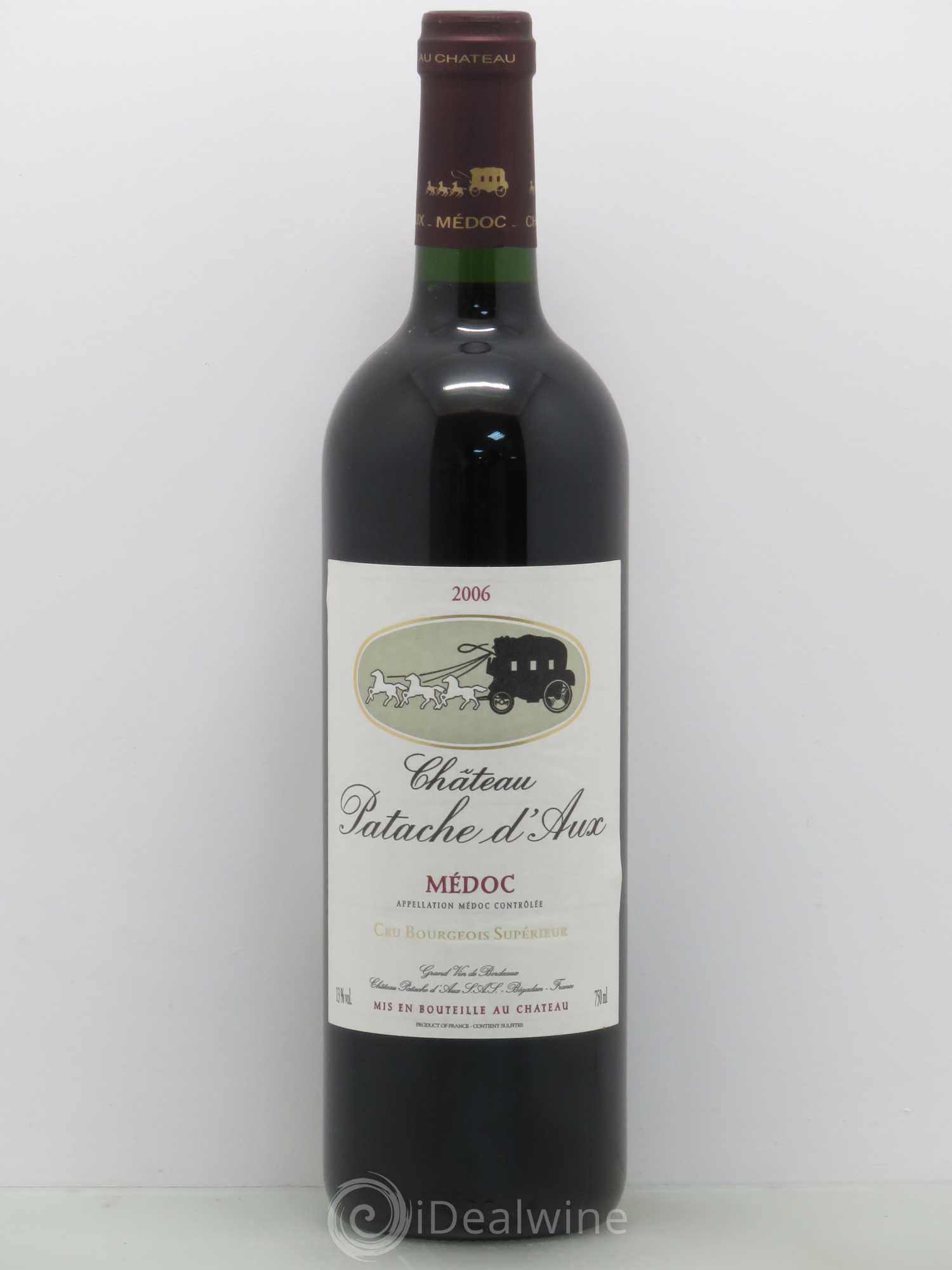 Château Patache d'Aux Cru Bourgeois 2006 - Lot de 1 bouteille - 0