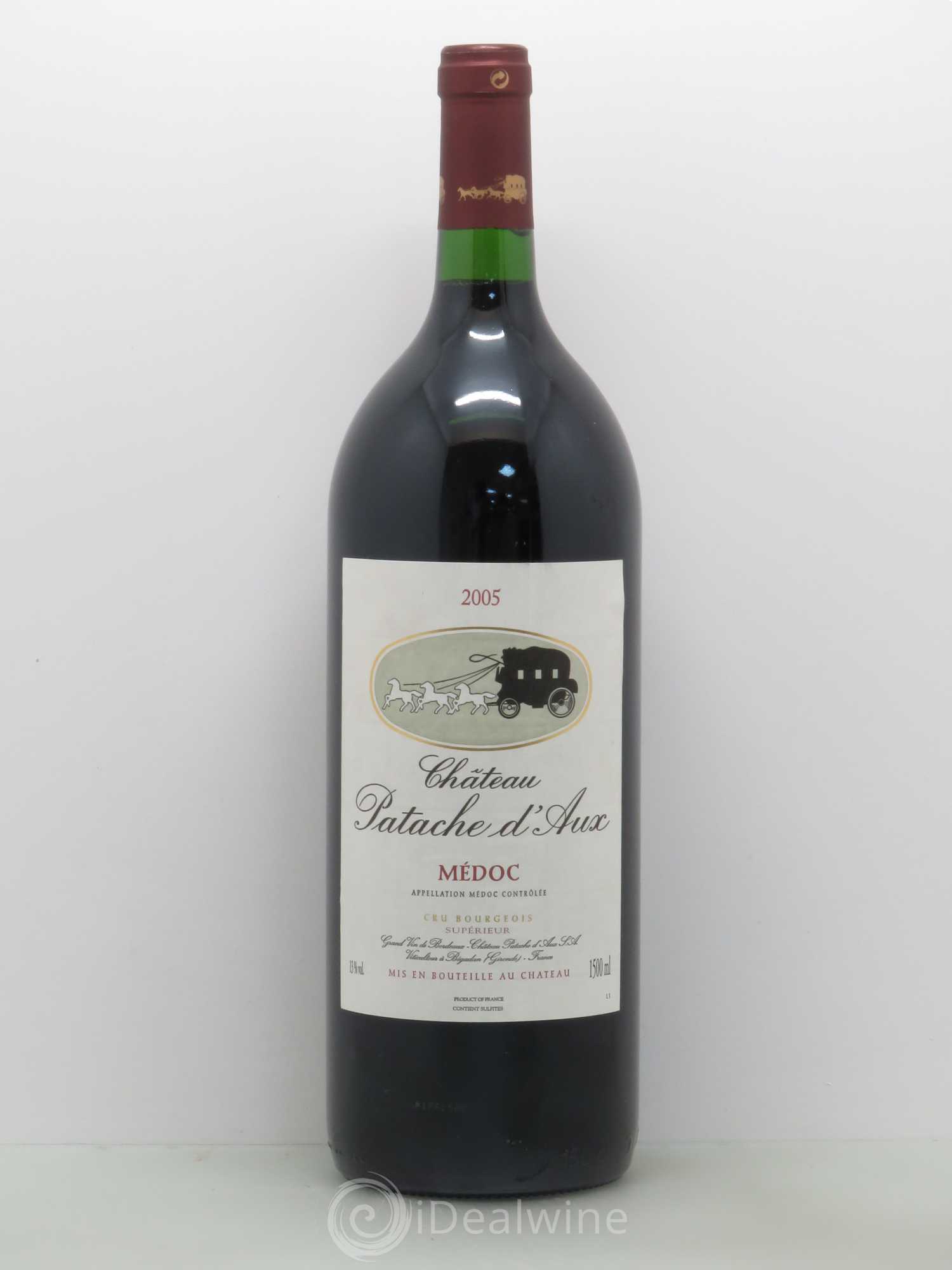 Château Patache d'Aux Cru Bourgeois 2005 - Lot de 1 magnum - 0