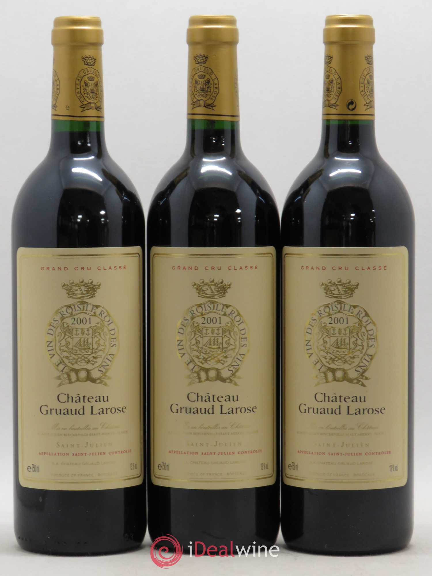 Château Gruaud Larose 2ème Grand Cru Classé 2001 - Lot of 6 bottles - 1