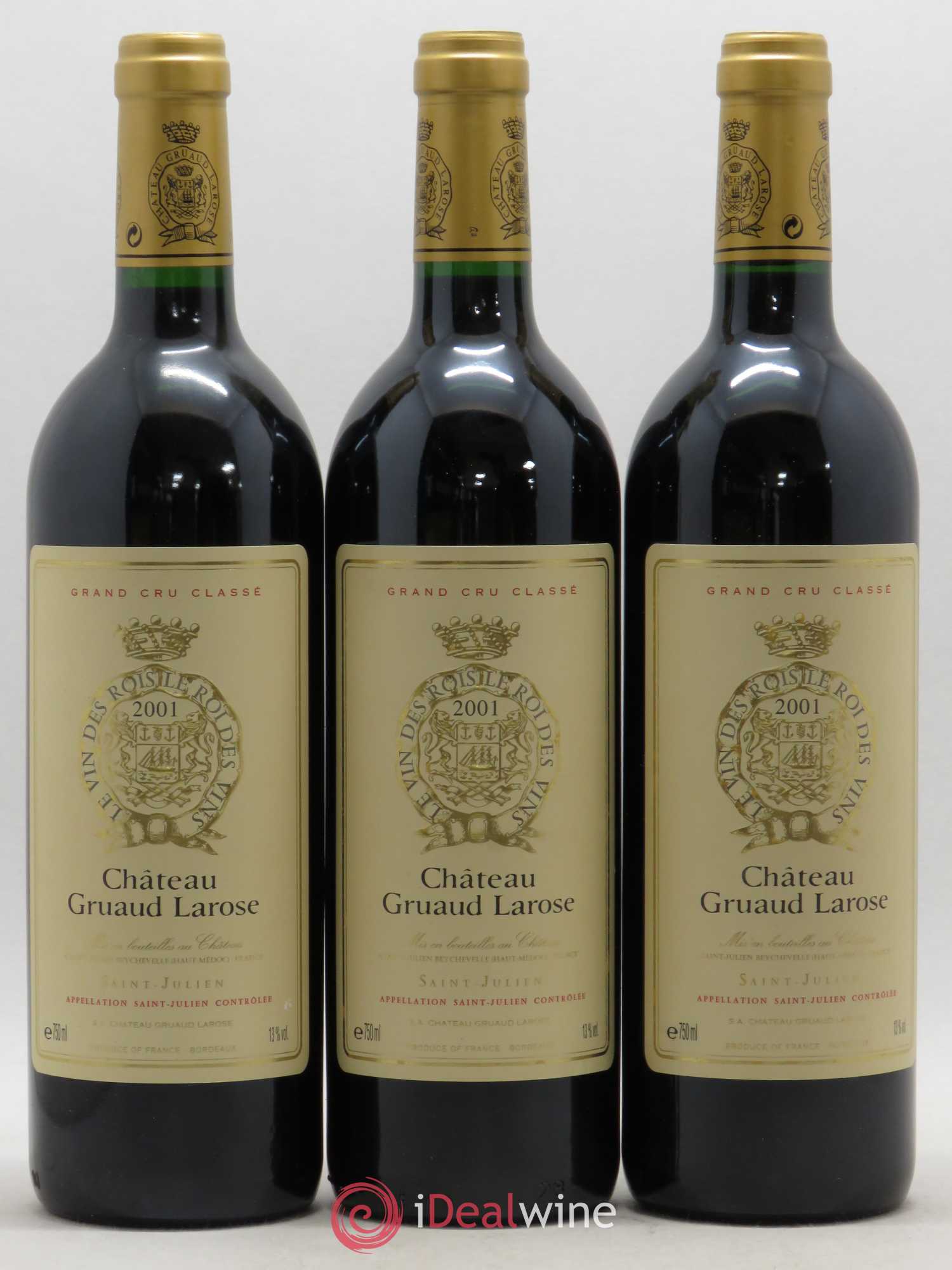 Château Gruaud Larose 2ème Grand Cru Classé 2001 - Lot of 6 bottles - 2