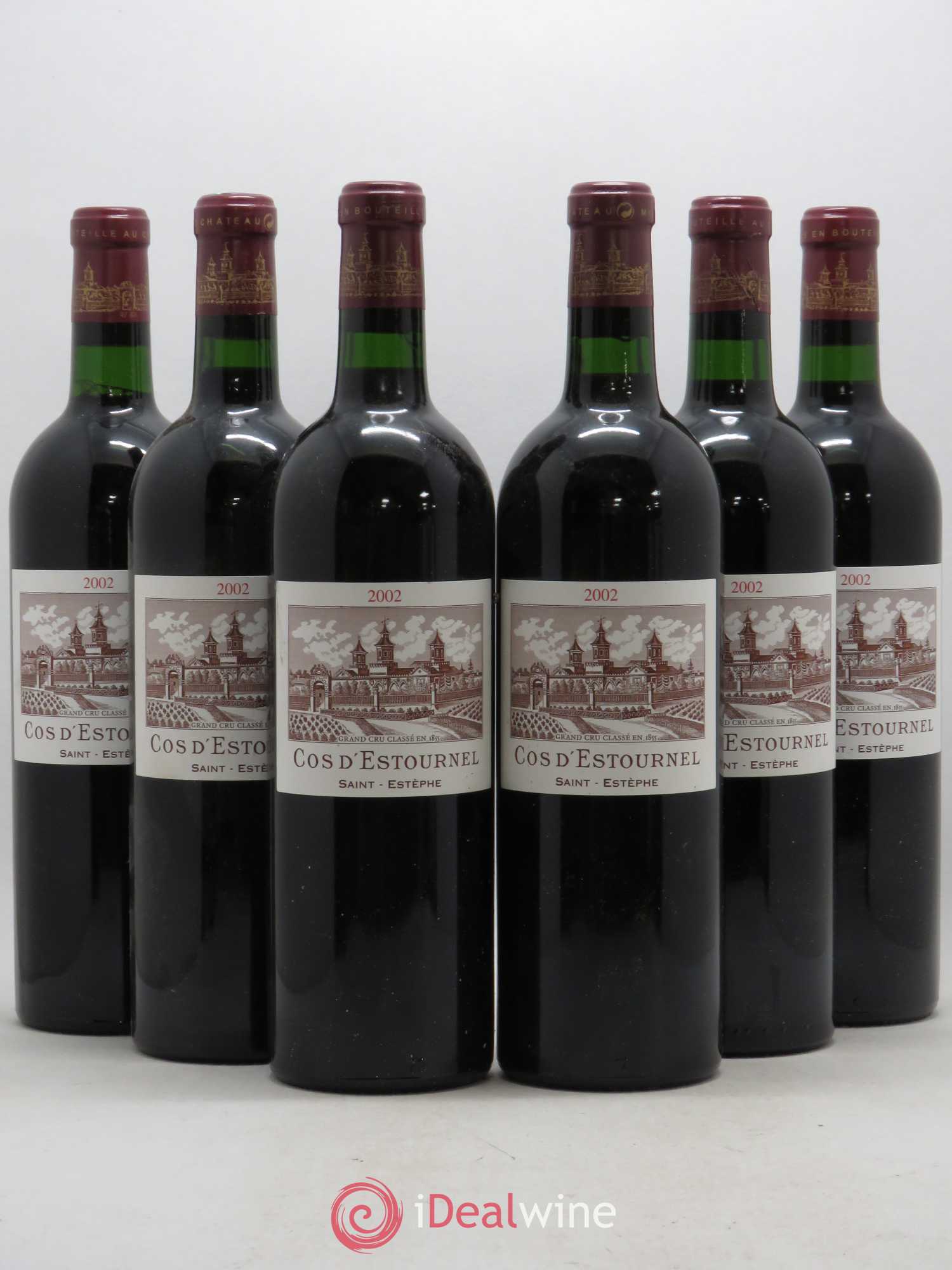 Cos d'Estournel 2ème Grand Cru Classé 2002 - Lot de 6 bouteilles - 0