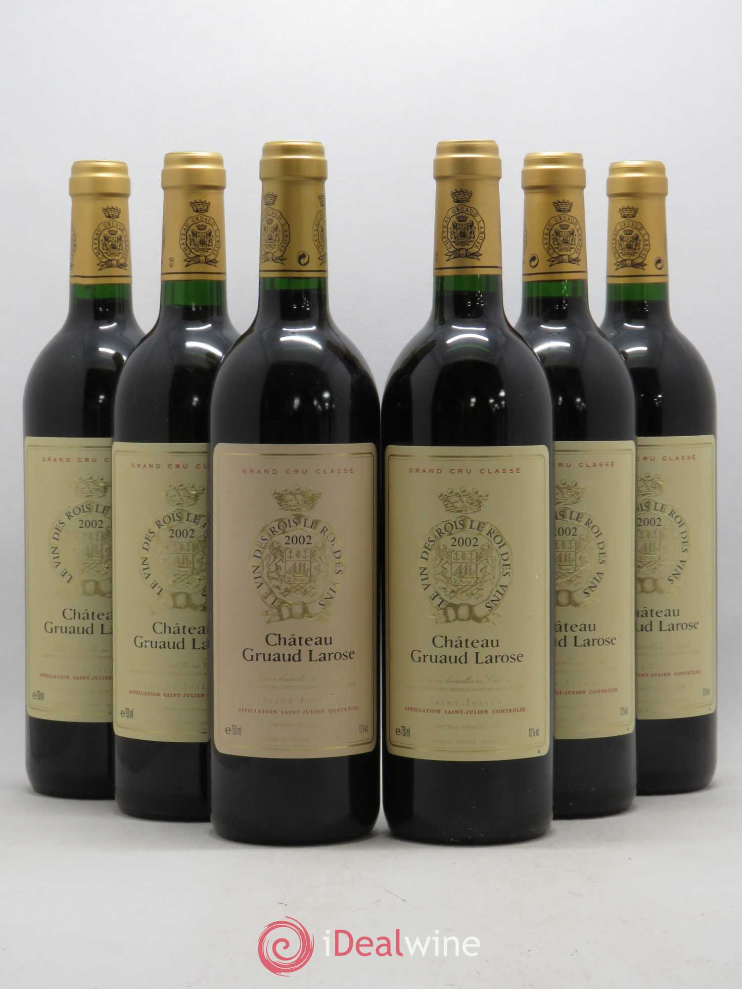 Château Gruaud Larose 2ème Grand Cru Classé 2002 - Lot de 6 bouteilles - 0