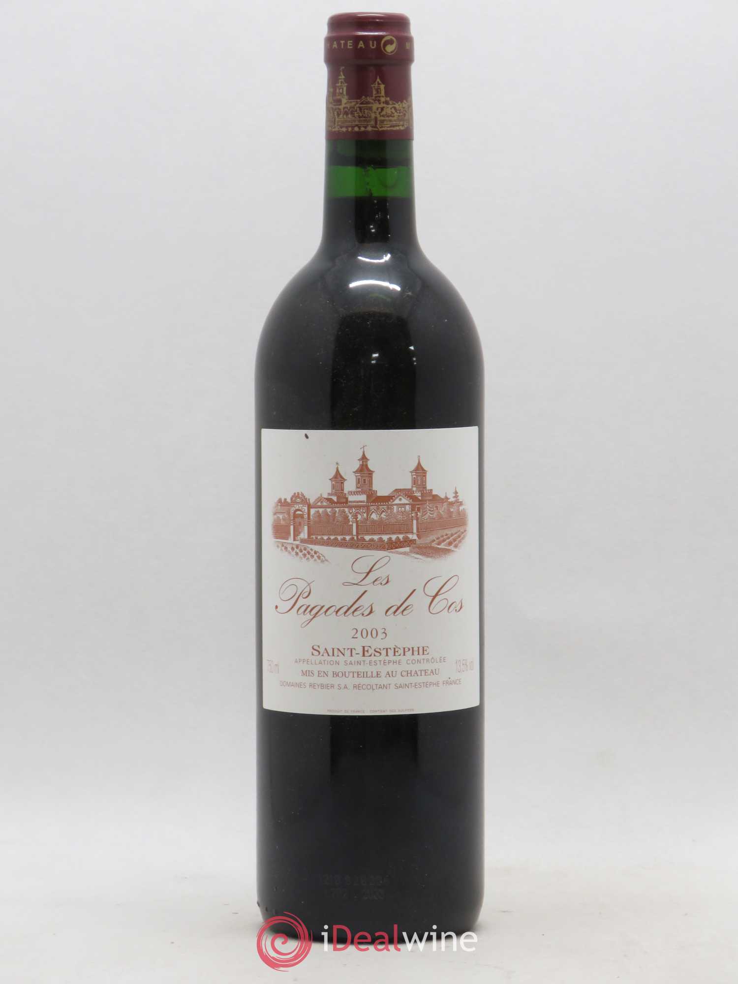 Les Pagodes de Cos Second Vin 2003 - Lot of 1 bottle - 0