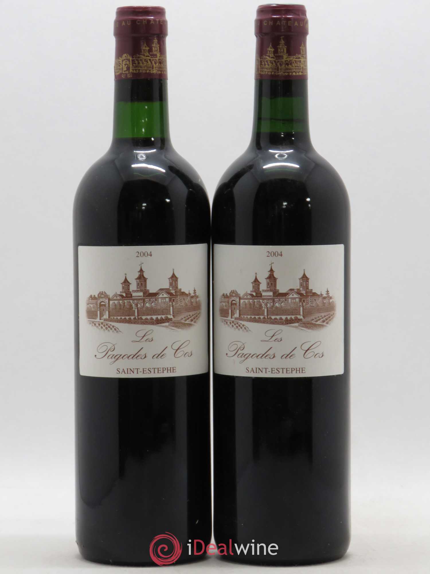 Les Pagodes de Cos Second Vin 2004 - Lot de 2 bouteilles - 0