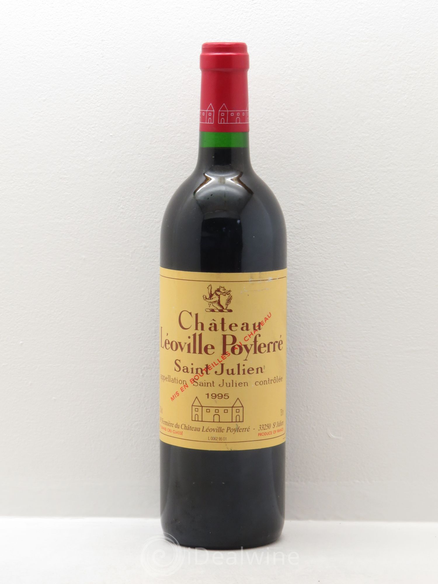 Château Léoville Poyferré 2ème Grand Cru Classé 1995 - Lot de 1 bouteille - 0