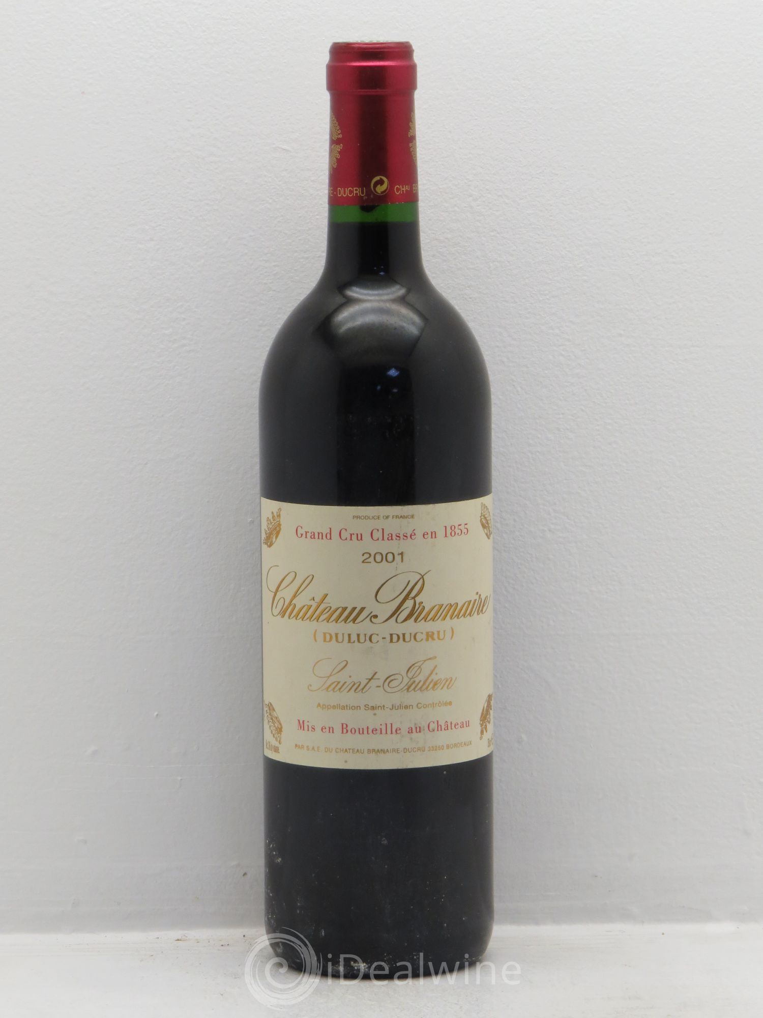 Château Branaire Ducru 4ème Grand Cru Classé 2001 - Lot de 1 bouteille - 0