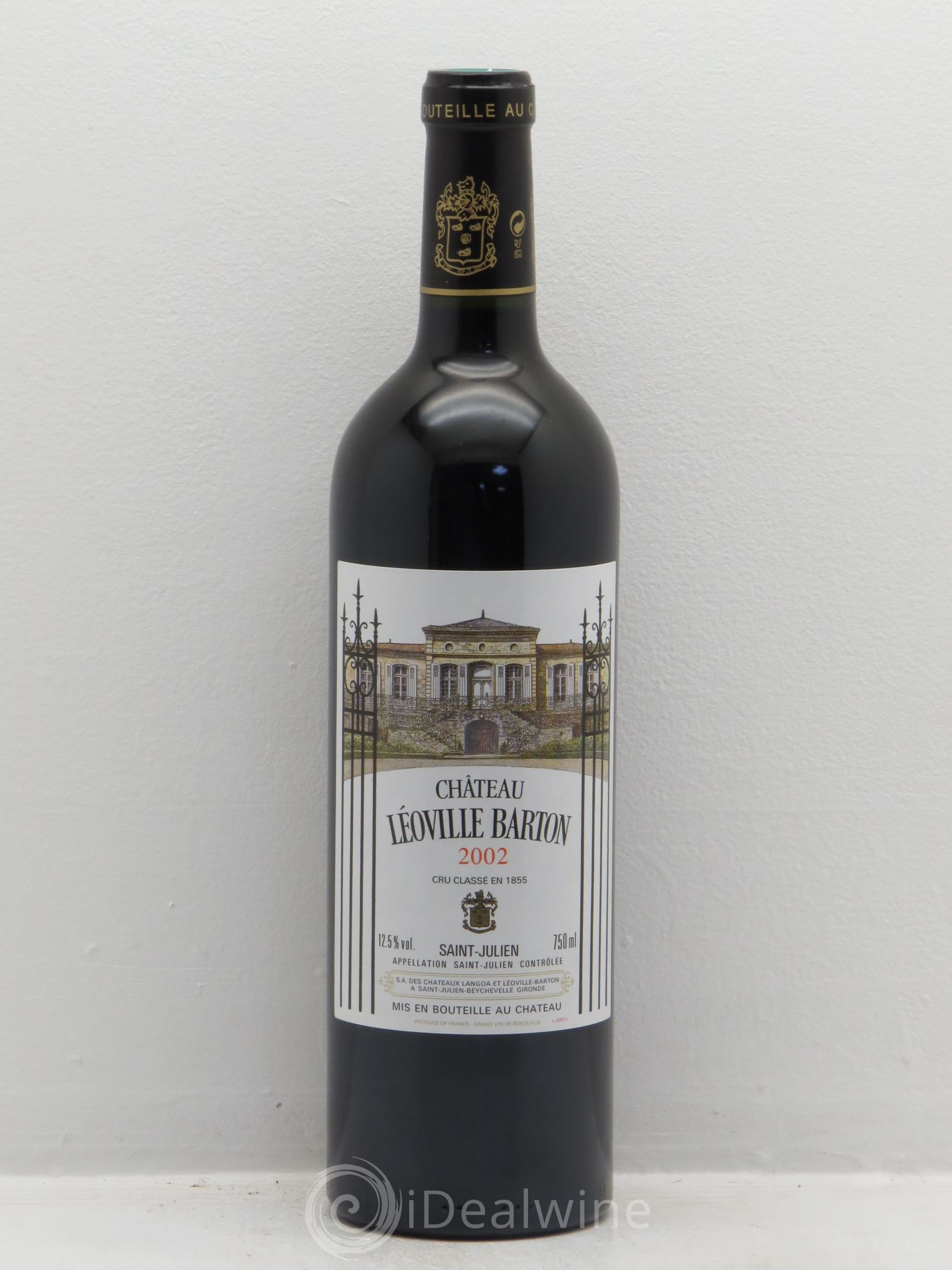Château Léoville Barton 2ème Grand Cru Classé 2002 - Lot de 1 bouteille - 0