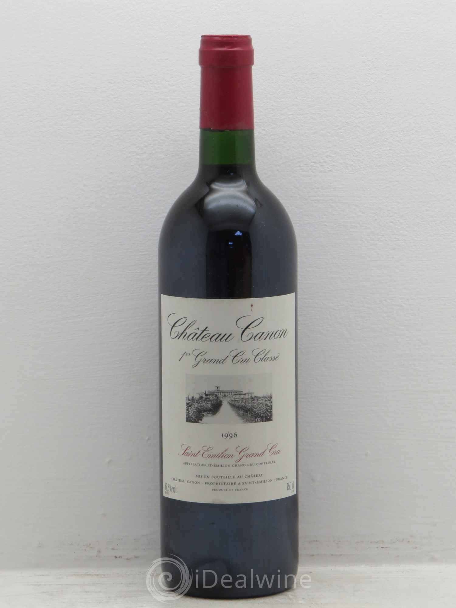 Château Canon 1er Grand Cru Classé B 1996 - Lot de 1 bouteille - 0
