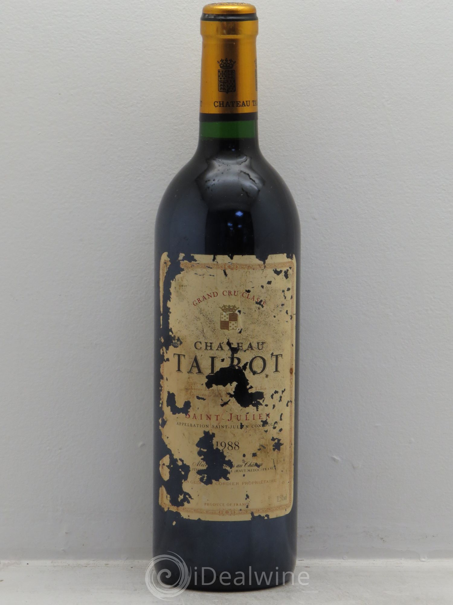 Château Talbot 4ème Grand Cru Classé 1988 - Lot de 1 bouteille - 0