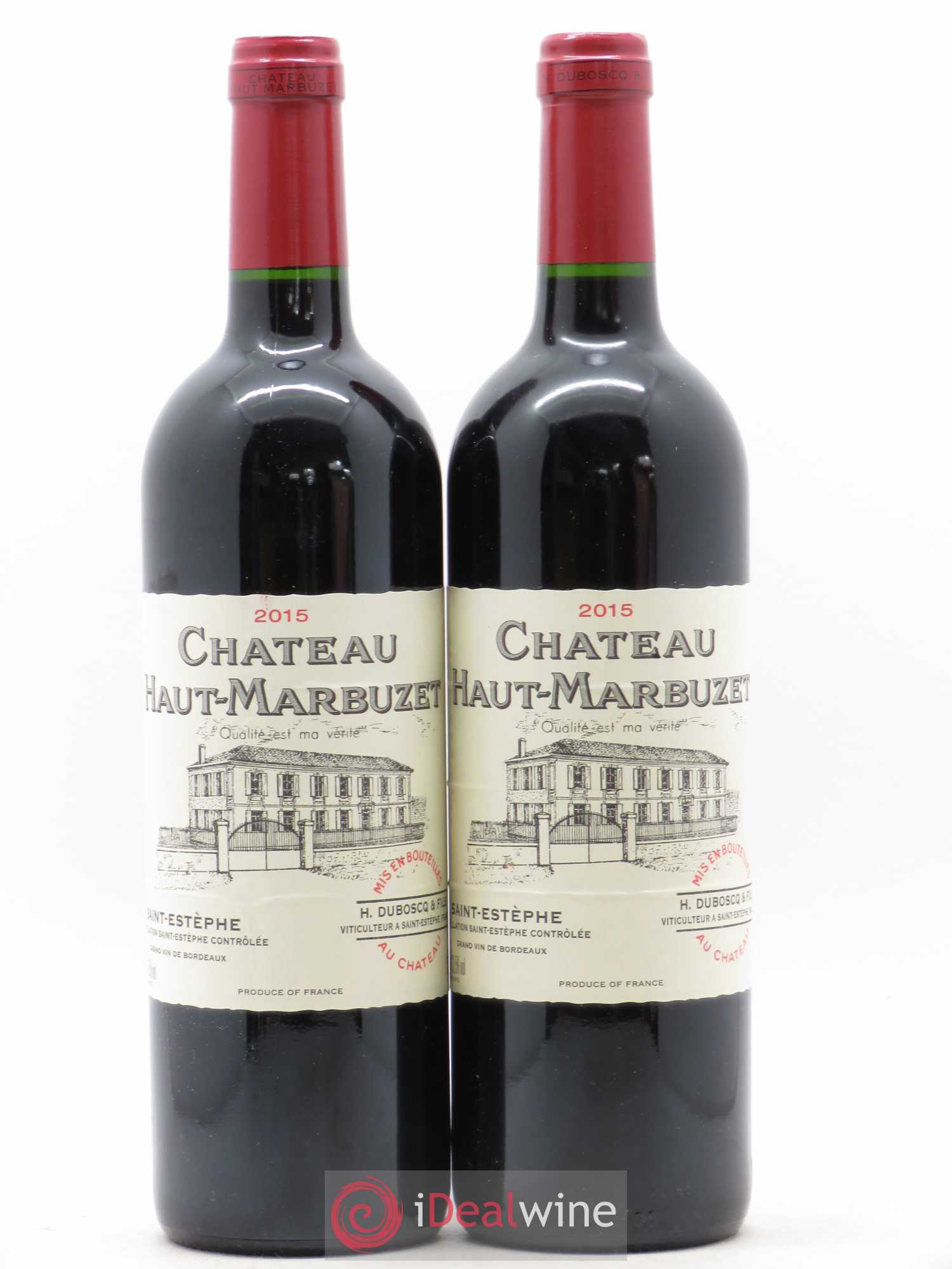 Château Haut Marbuzet 2015 - Lot de 2 bouteilles - 0