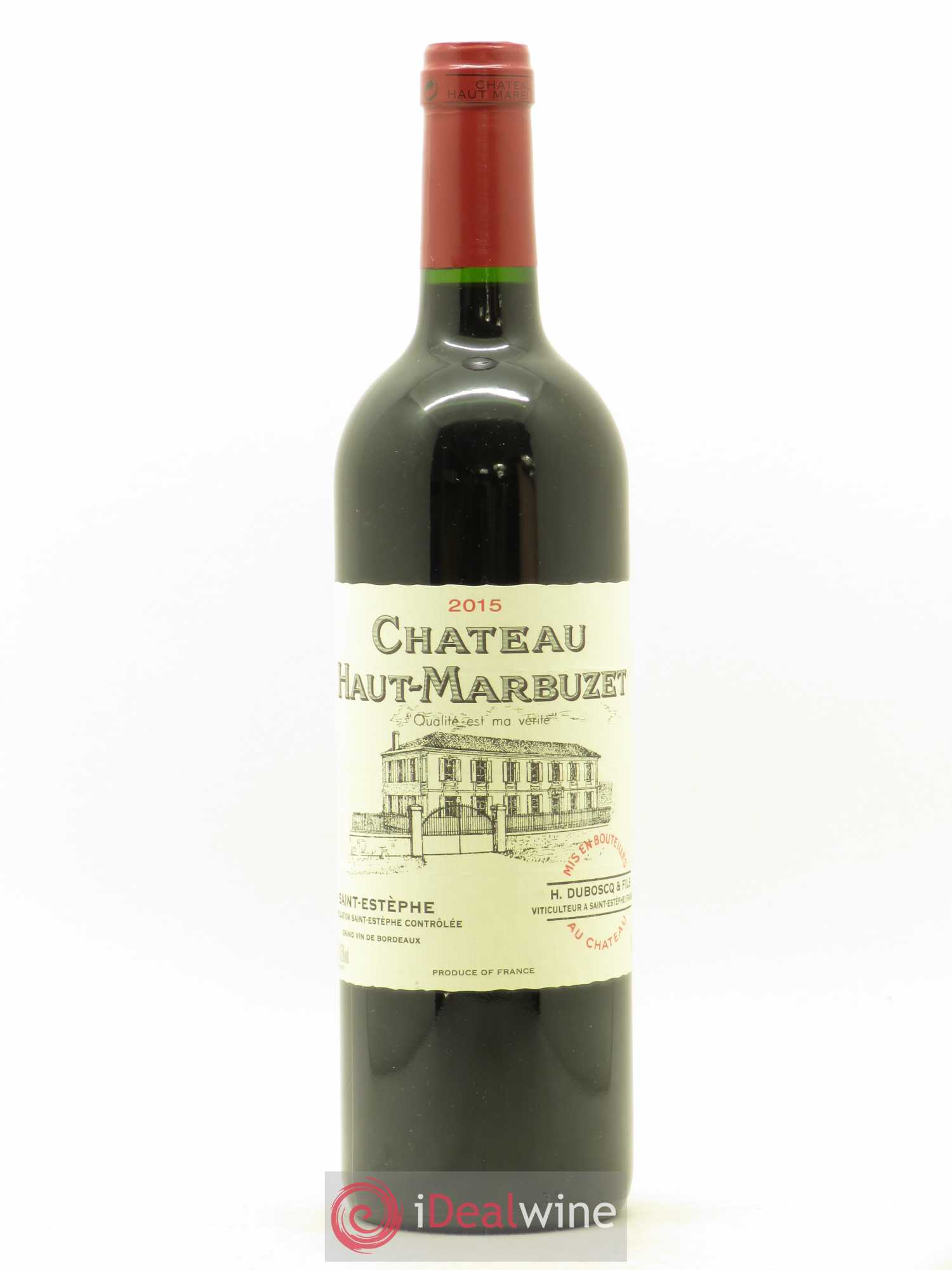 Château Haut Marbuzet 2015 - Lot de 1 bouteille - 0