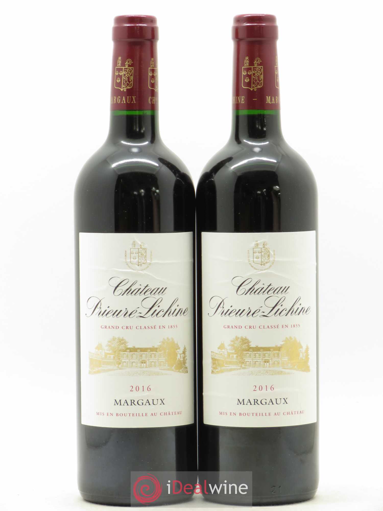 Château Prieuré Lichine 4ème Grand Cru Classé 2016 - Lot de 2 bouteilles - 0