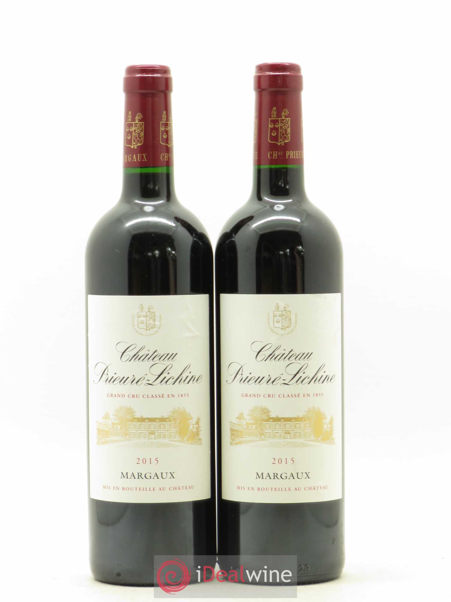 Château Prieuré Lichine 4ème Grand Cru Classé 2015 - Lot de 2 bouteilles - 0