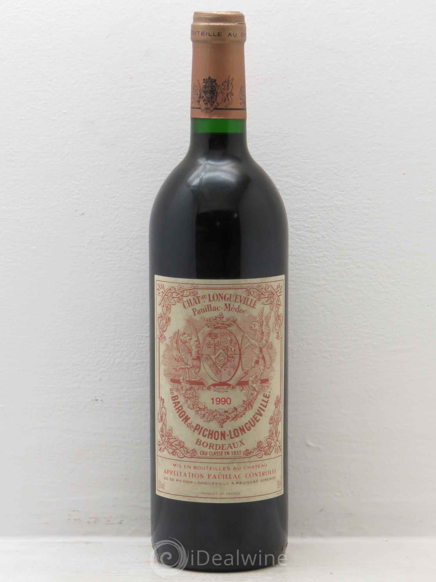 Pichon Longueville Baron 2ème Grand Cru Classé 1990 - Lot de 1 bouteille - 0