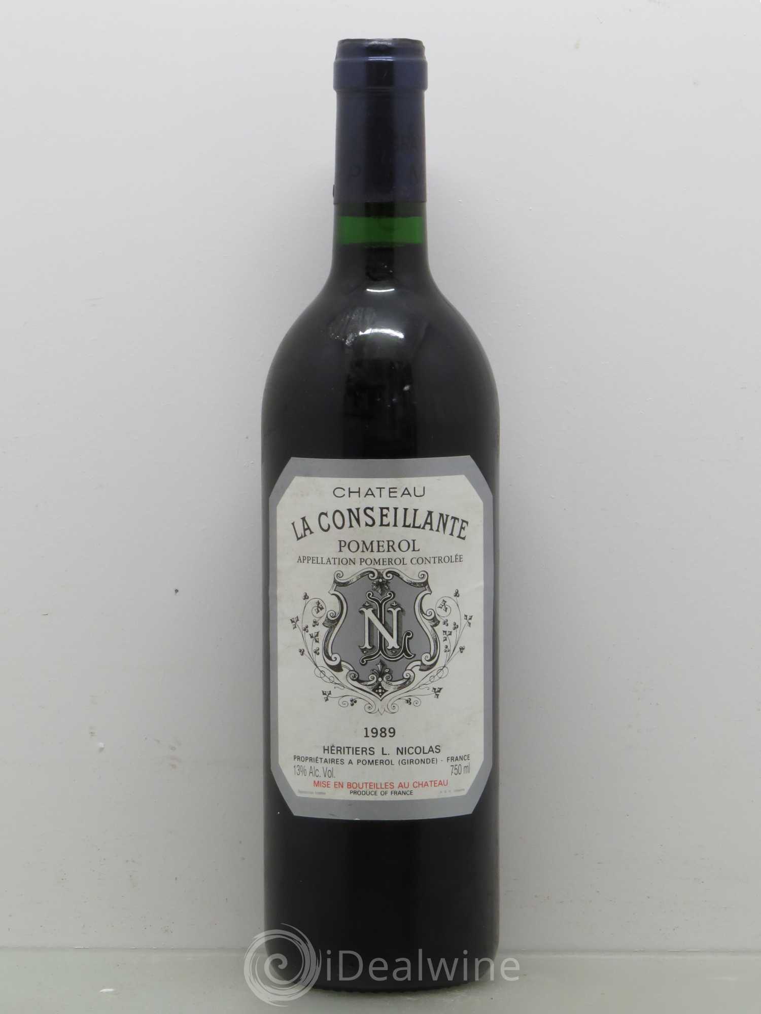 Château la Conseillante 1989 - Lot de 1 bouteille - 0