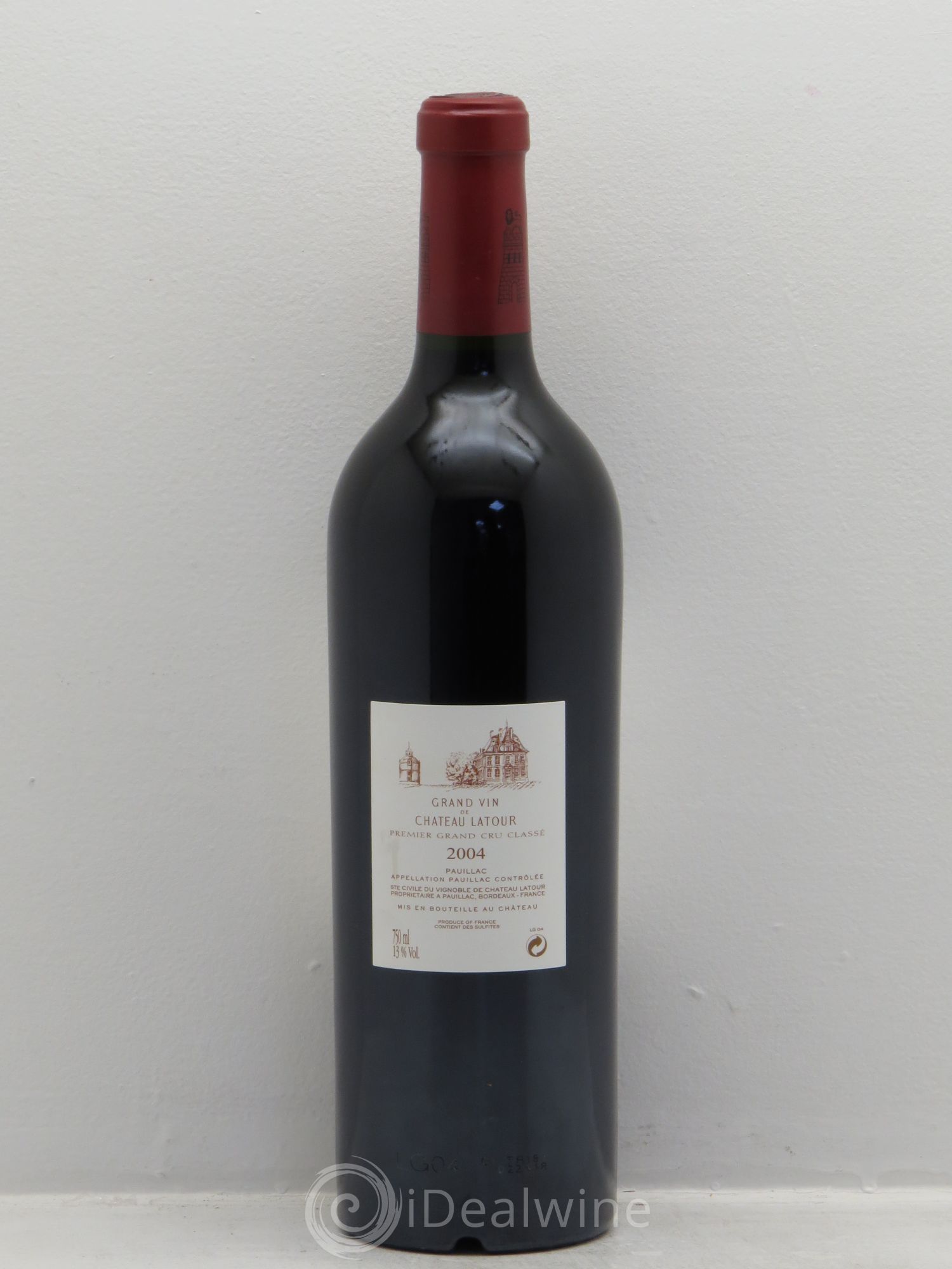 Château Latour 1er Grand Cru Classé 2004 - Lot de 1 bouteille - 1