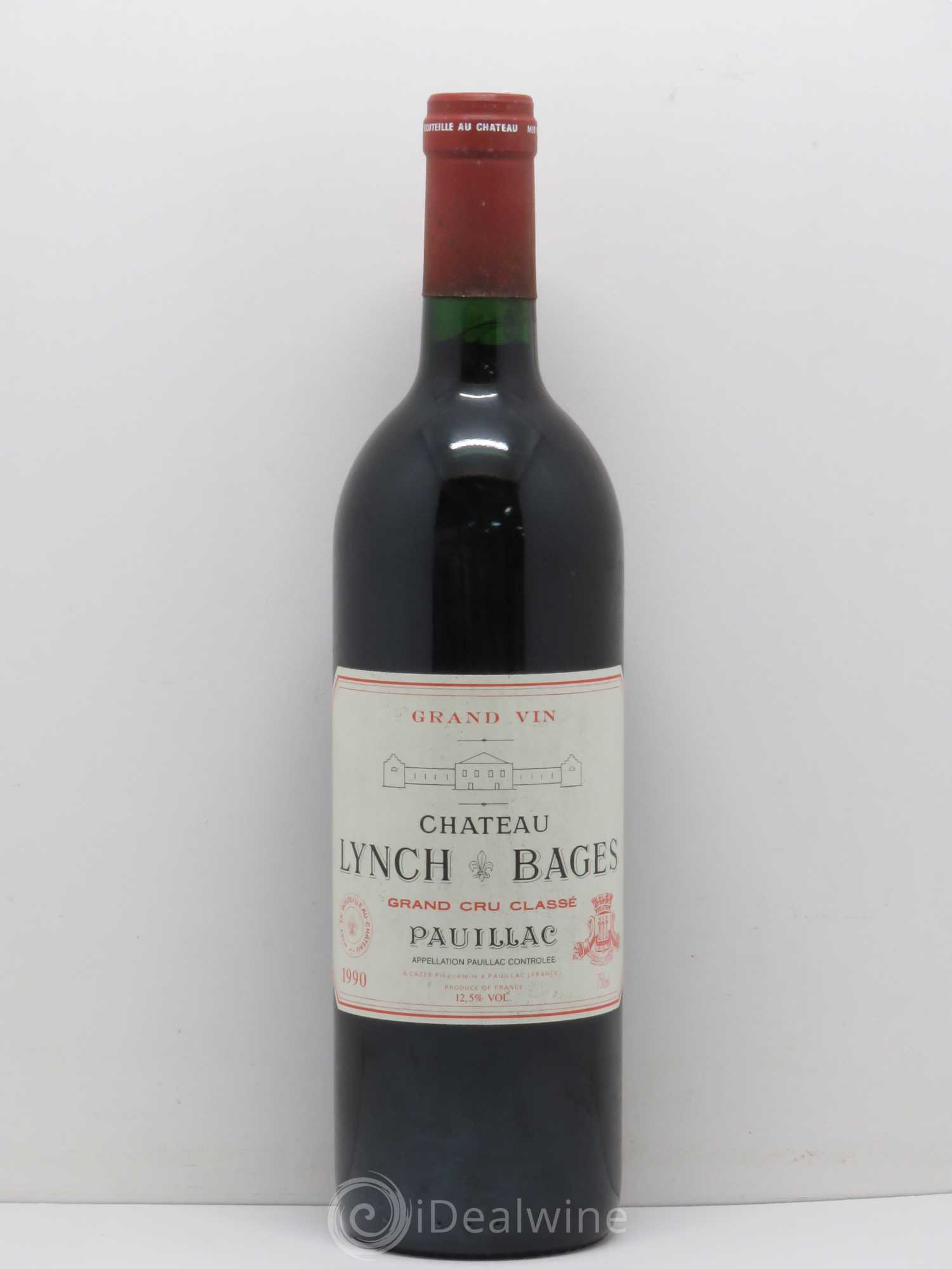 Château Lynch Bages 5ème Grand Cru Classé 1990 - Lot de 1 bouteille - 0