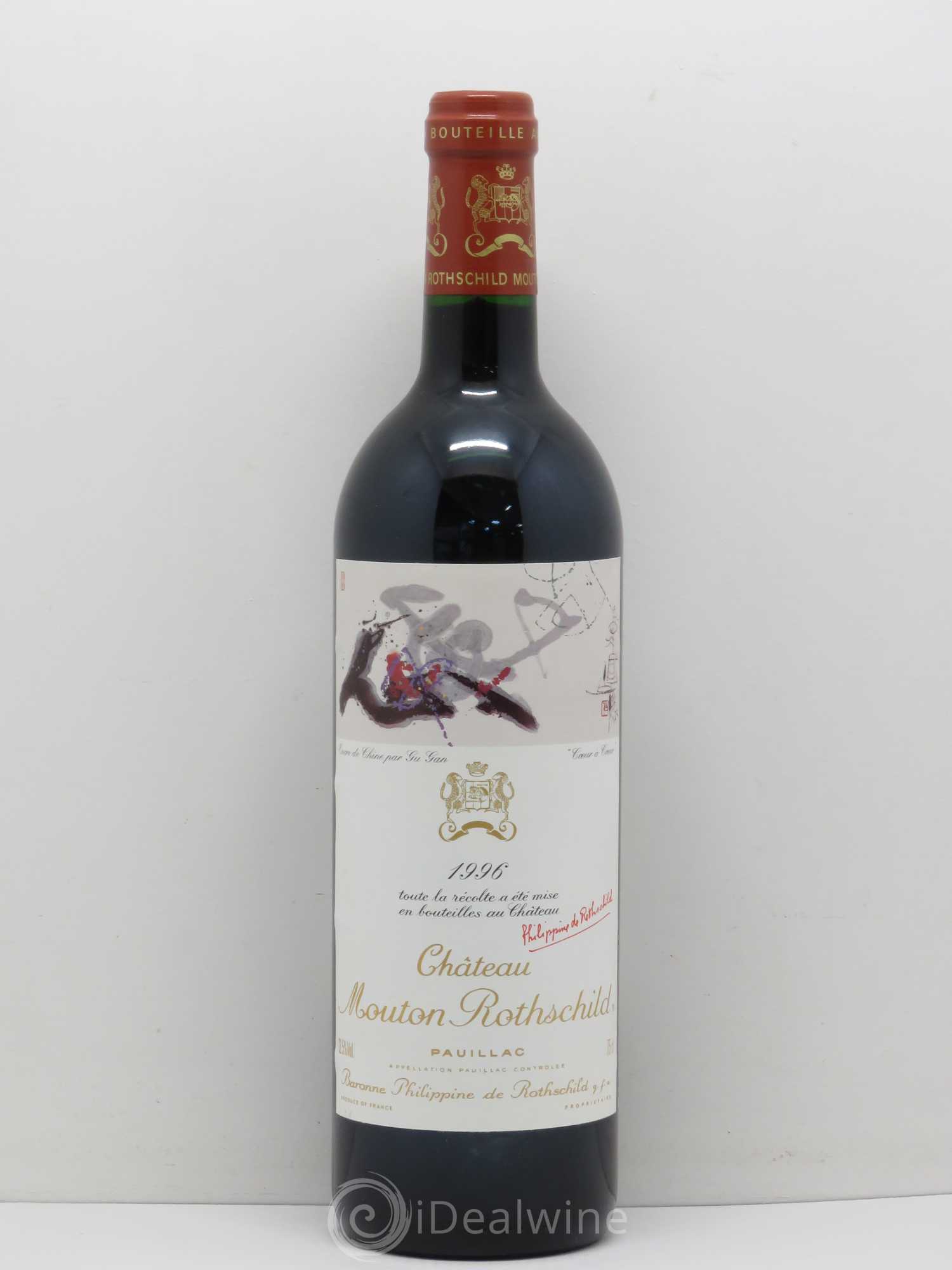 Château Mouton Rothschild 1er Grand Cru Classé 1996 - Lot de 1 bouteille - 0