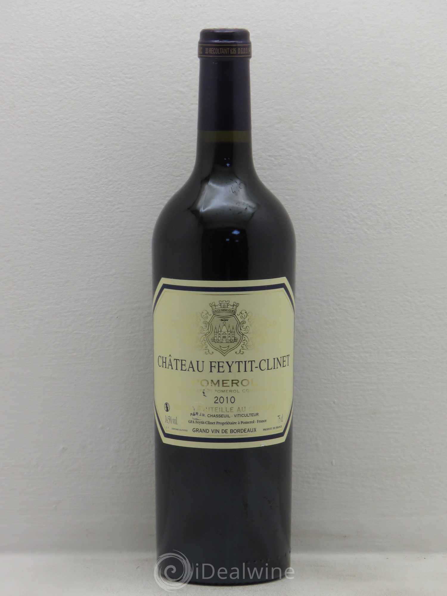 Château Feytit-Clinet 2010 - Lot de 1 bouteille - 0
