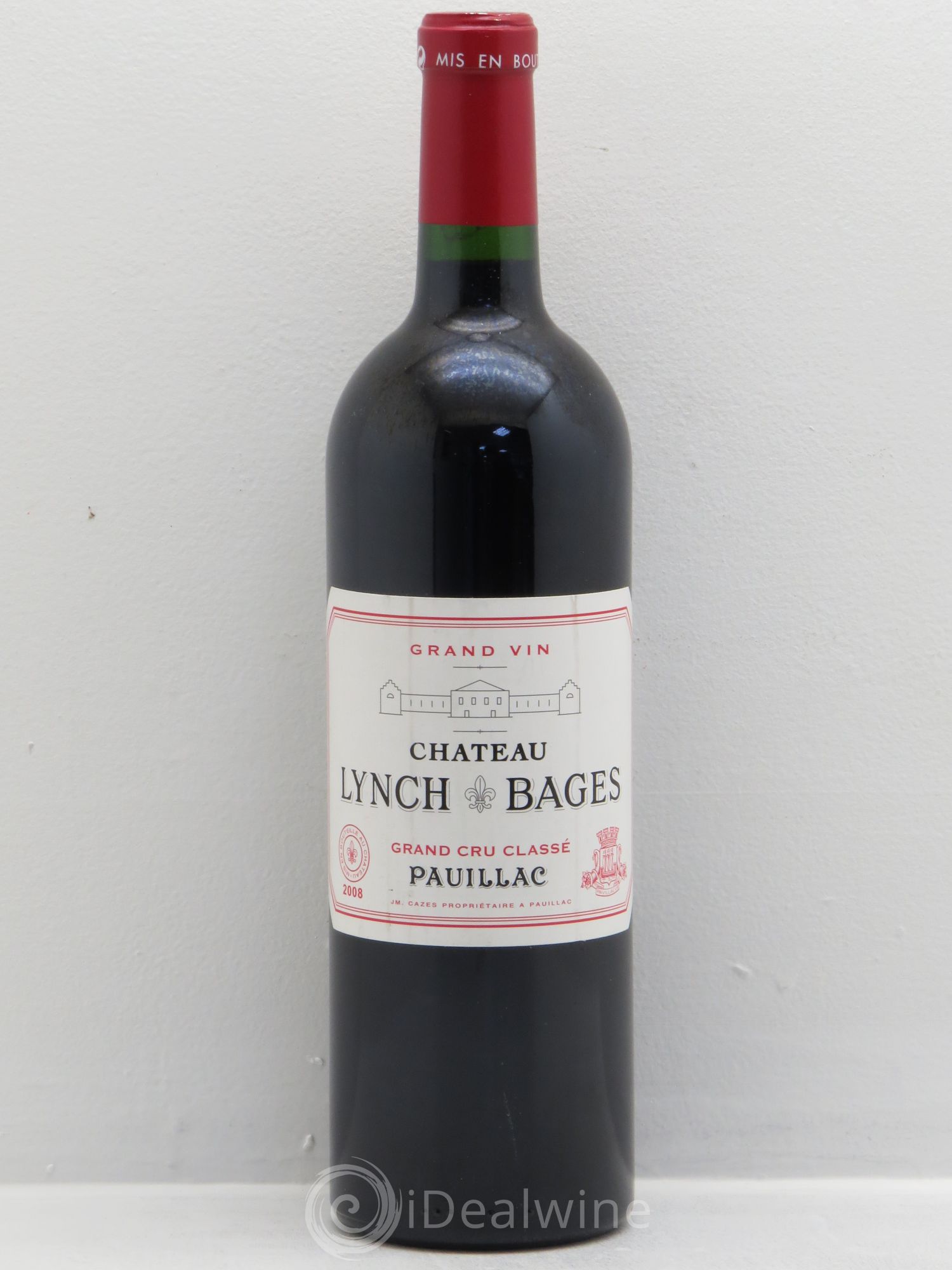 Château Lynch Bages 5ème Grand Cru Classé 2008 - Lot de 1 bouteille - 0