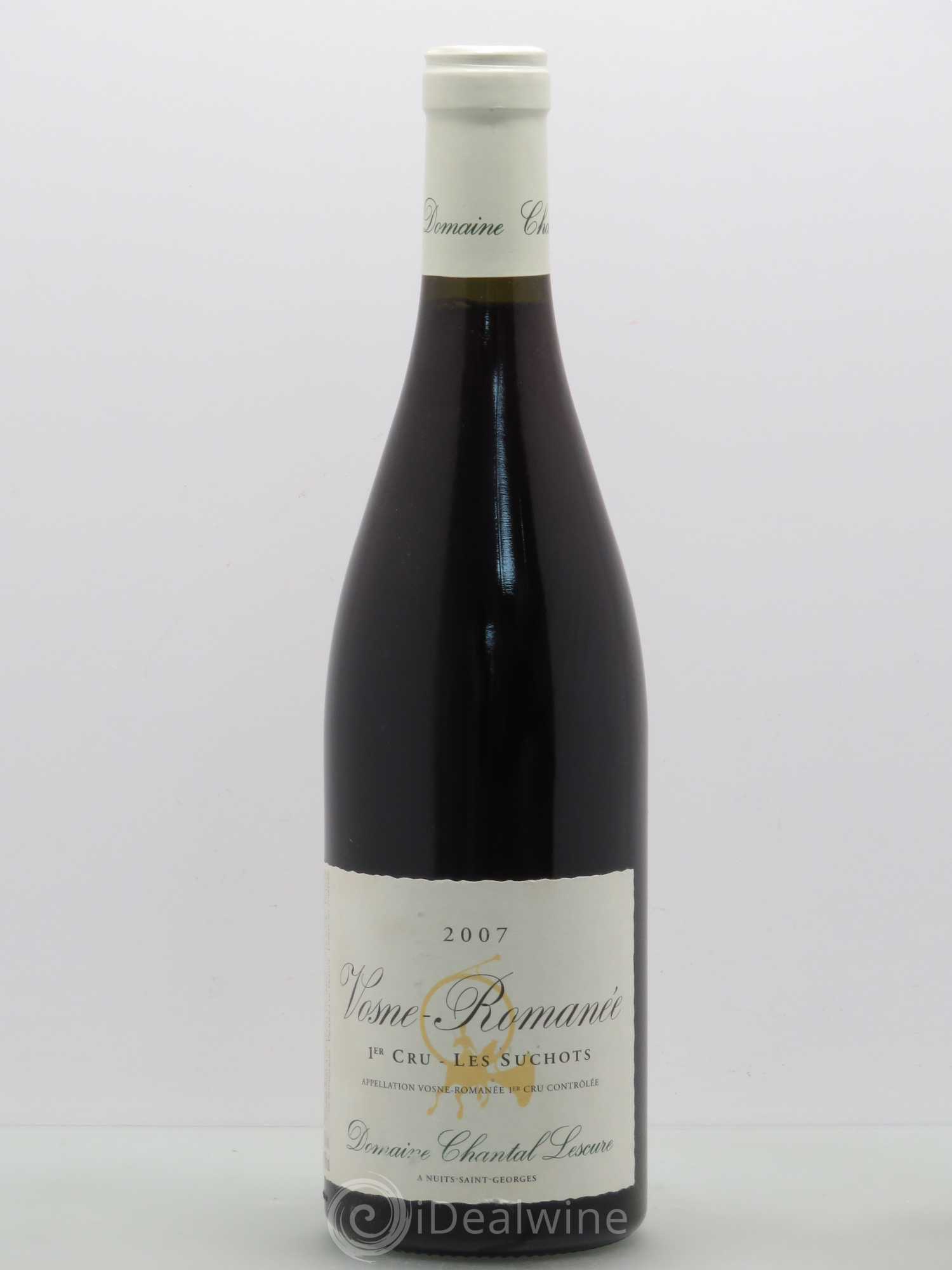 Vosne-Romanée 1er Cru Les Suchots Chantal Lescure 2007 - Lot de 1 bouteille - 0