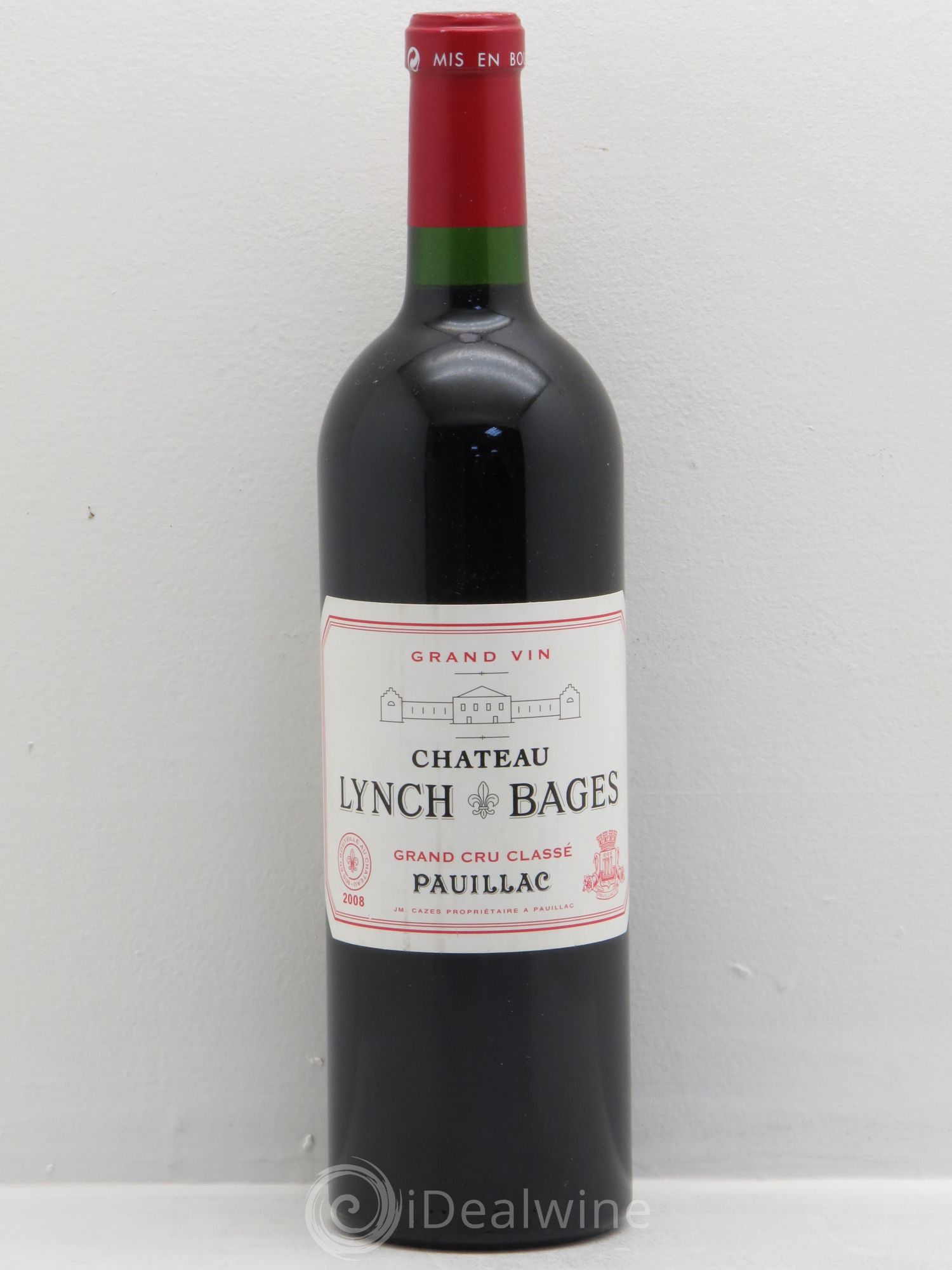 Château Lynch Bages 5ème Grand Cru Classé 2008 - Lot de 1 bouteille - 0