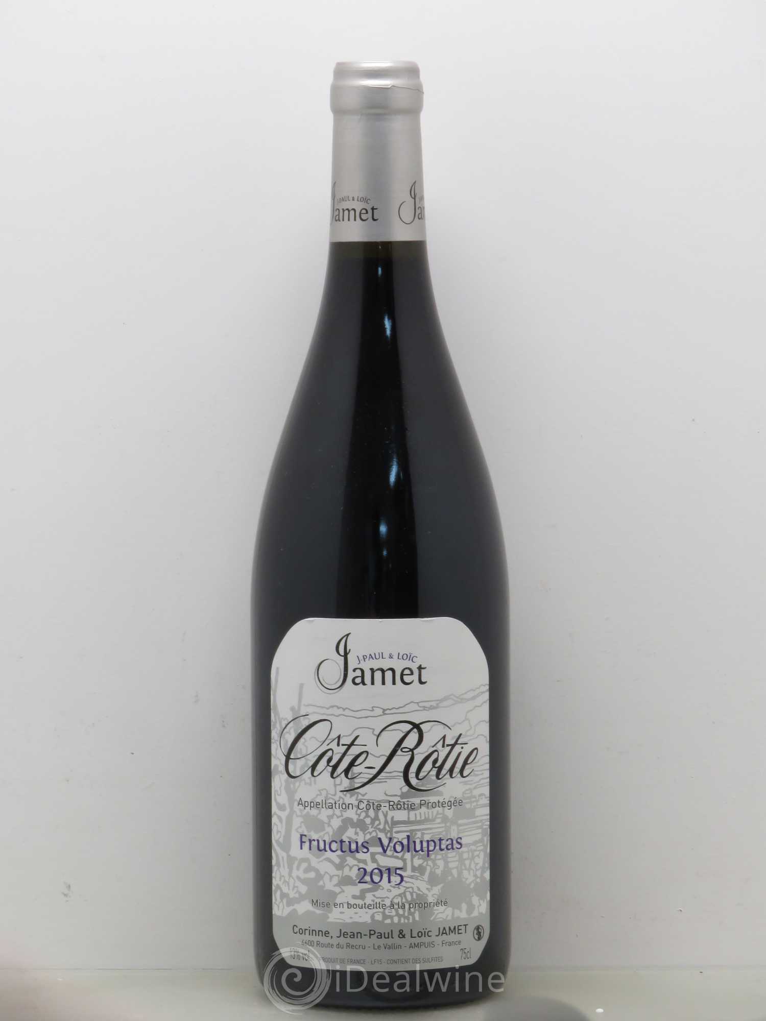 Côte-Rôtie Jamet Fructus Voluptuas 2015 - Posten von 1 Flasche - 0