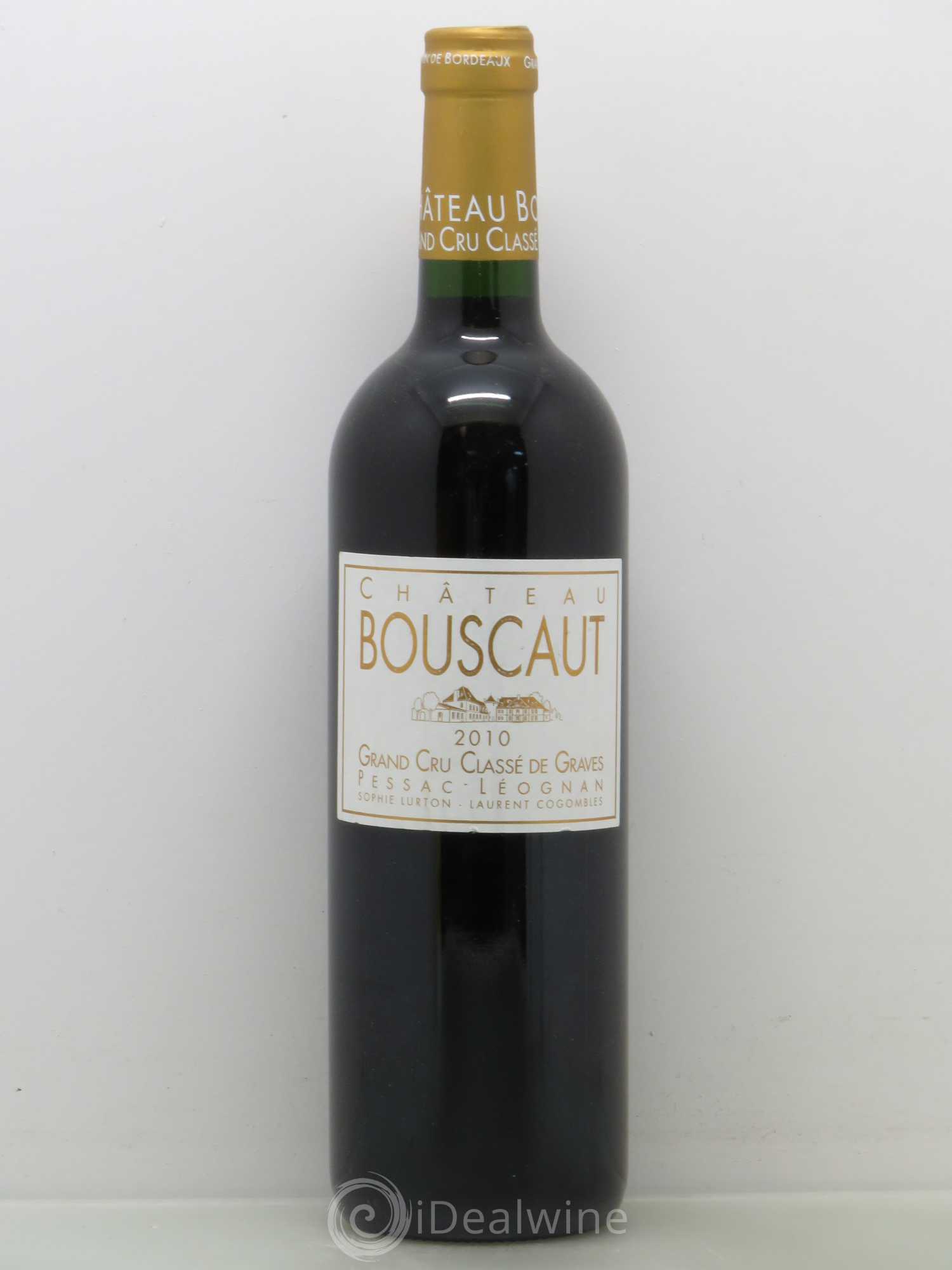 Château Bouscaut Cru Classé de Graves 2010 - Lot de 1 bouteille - 0