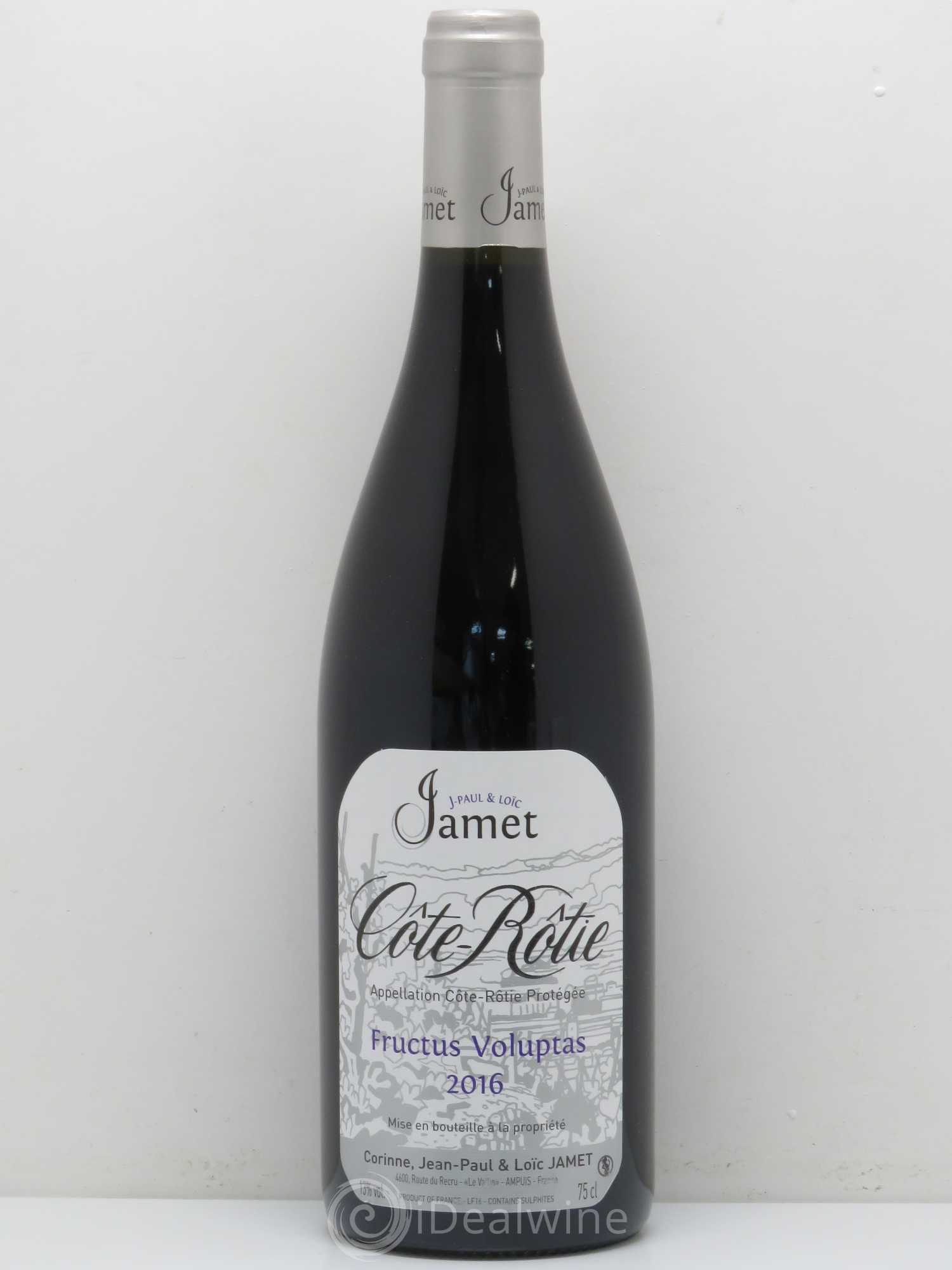Côte-Rôtie Fructus Voluptas Jamet (Domaine) 2016 - Lot de 1 bouteille - 0