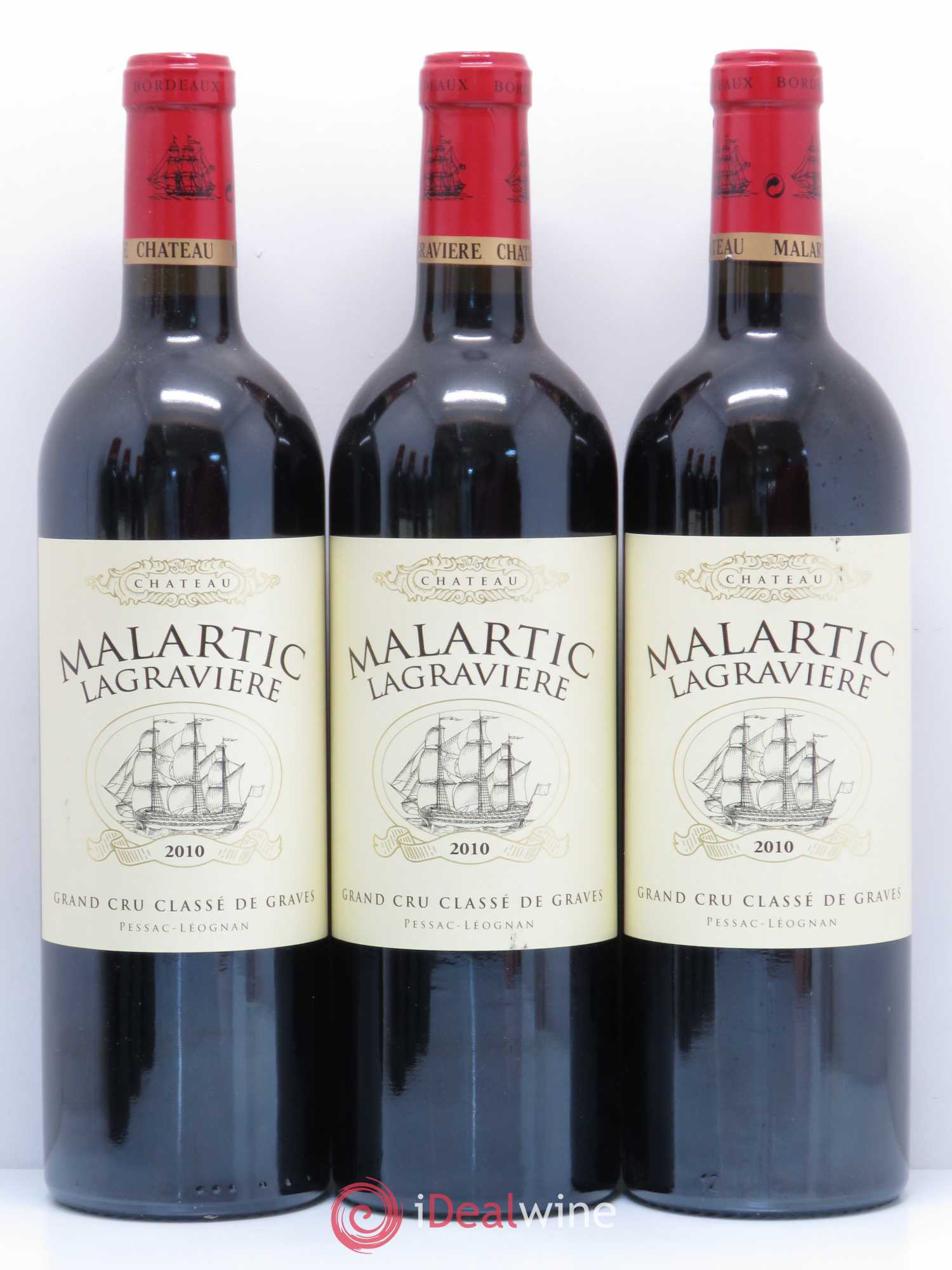 Château Malartic-Lagravière Cru Classé de Graves 2010 - Lot de 6 bouteilles - 1