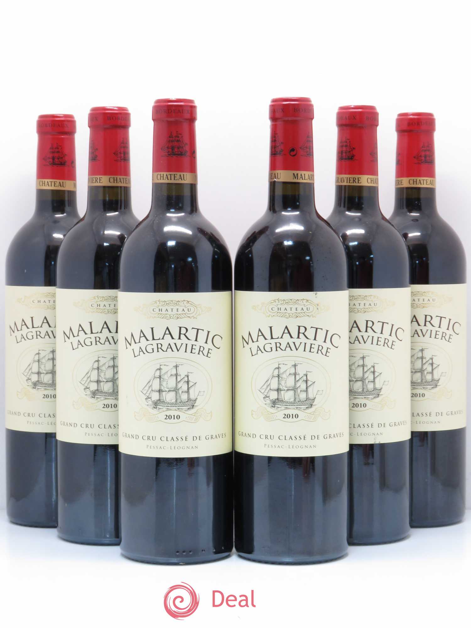 Château Malartic-Lagravière Cru Classé de Graves 2010 - Lot de 6 bouteilles - 0