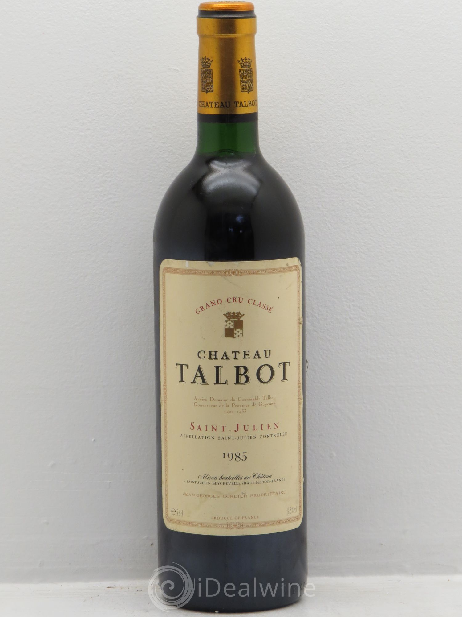 Château Talbot 4ème Grand Cru Classé 1985 - Lot de 1 bouteille - 0