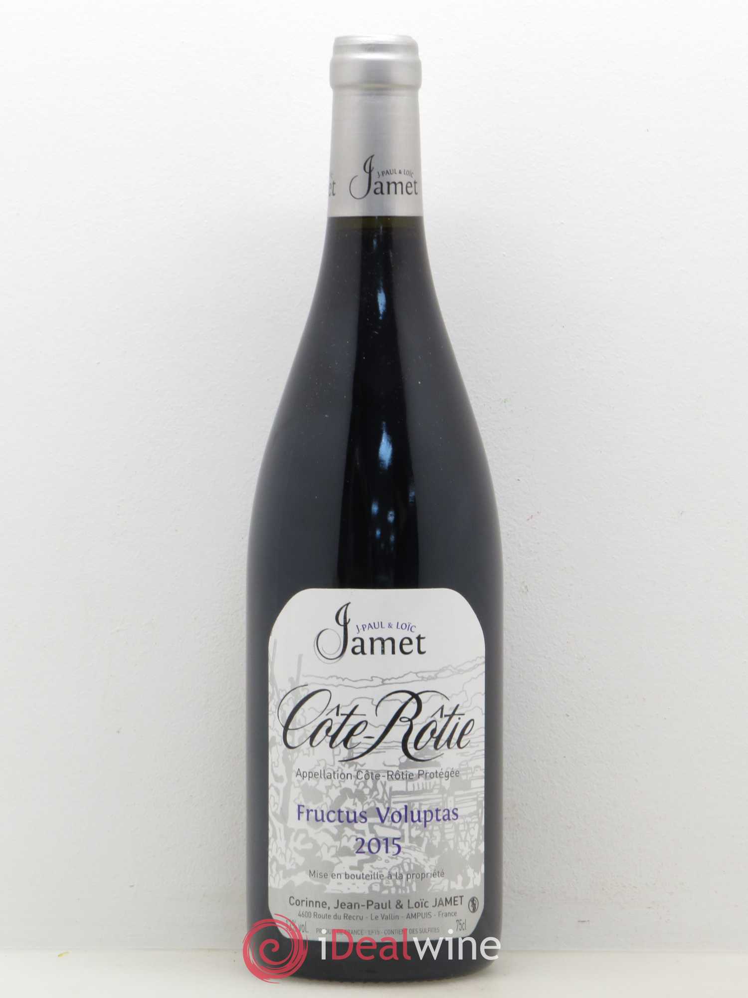 Côte-Rôtie Fructus Voluptas Jamet (Domaine) 2015 - Lot de 1 bouteille - 0