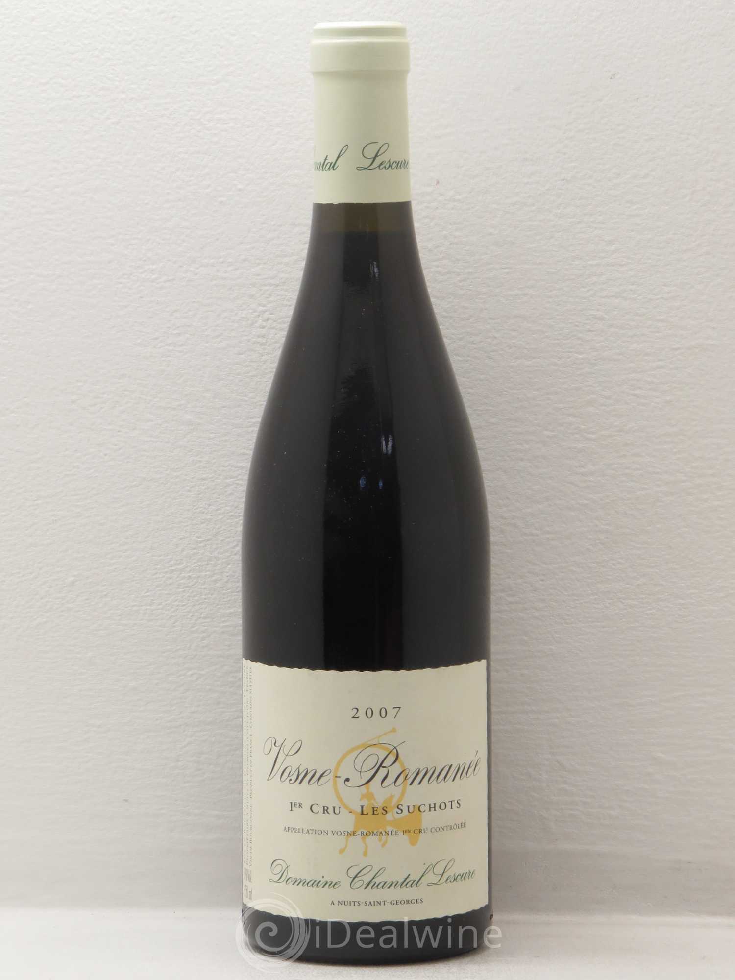 Vosne-Romanée 1er Cru Les Suchots Chantal Lescure 2007 - Lot de 1 bouteille - 0