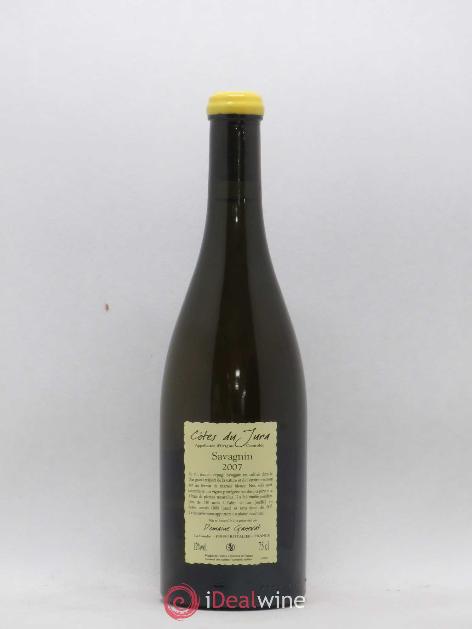 Côtes du Jura Les Vignes de mon Père Jean-François Ganevat (Domaine) 2007 - Lot de 1 bouteille - 1