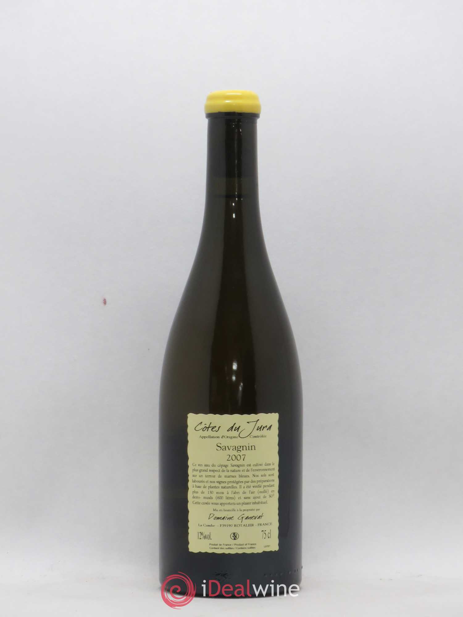 Côtes du Jura Les Vignes de mon Père Jean-François Ganevat (Domaine) 2007 - Lot de 1 bouteille - 1