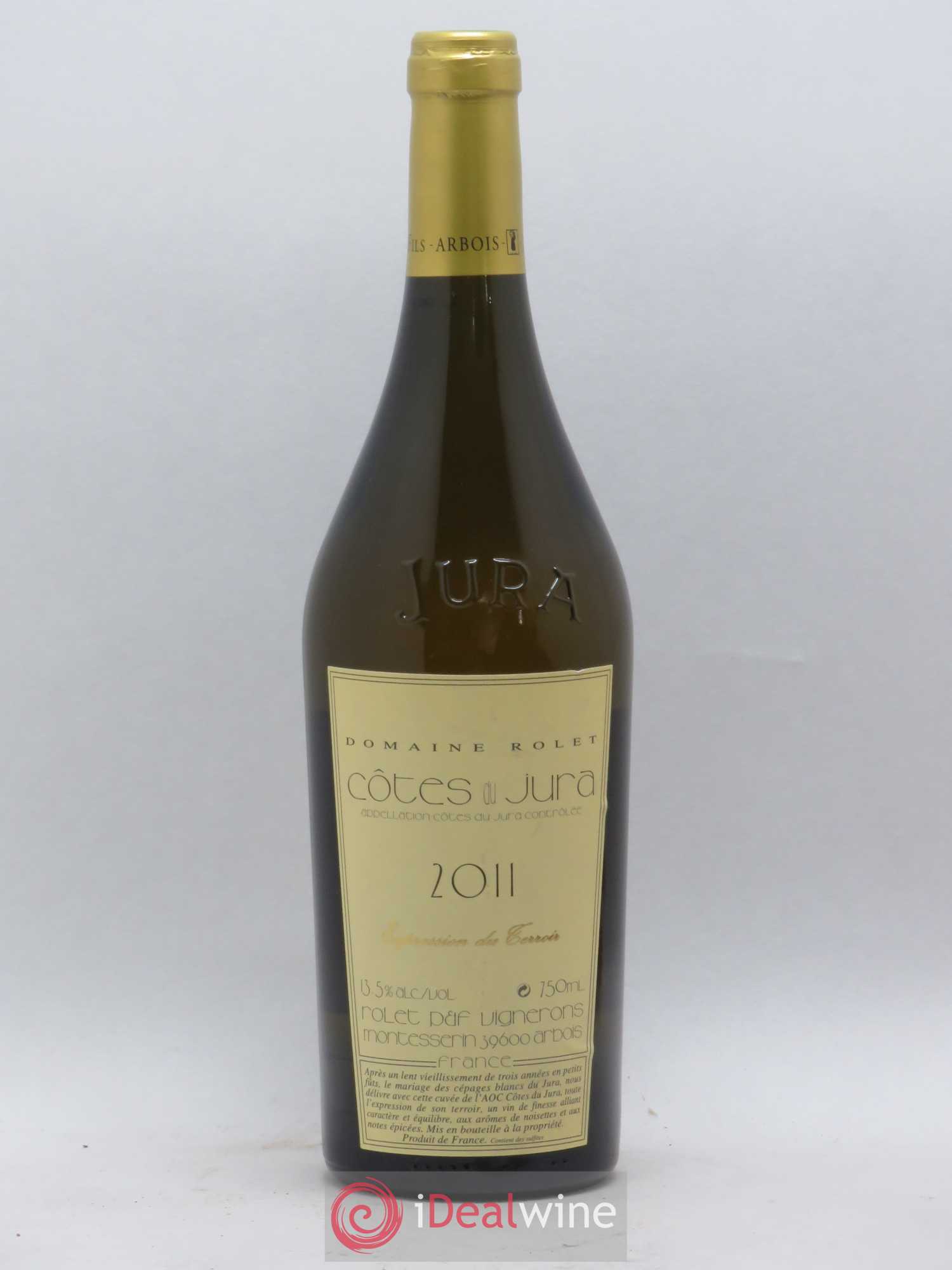 Côtes du Jura Expression de Terroir Domaine Rolet 2011 - Posten von 1 Flasche - 0