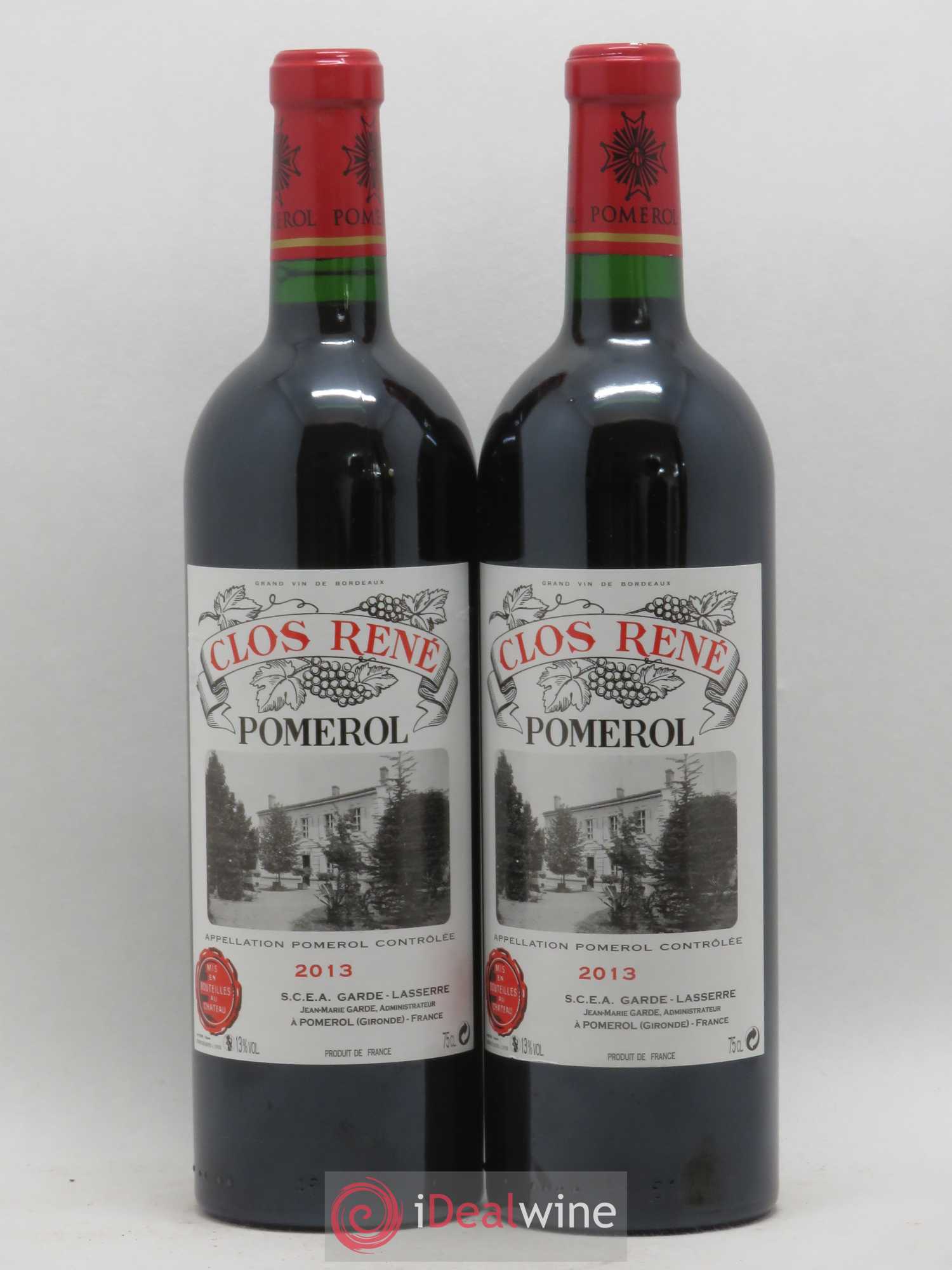 Clos René 2013 - Lot of 2 bottles - 0