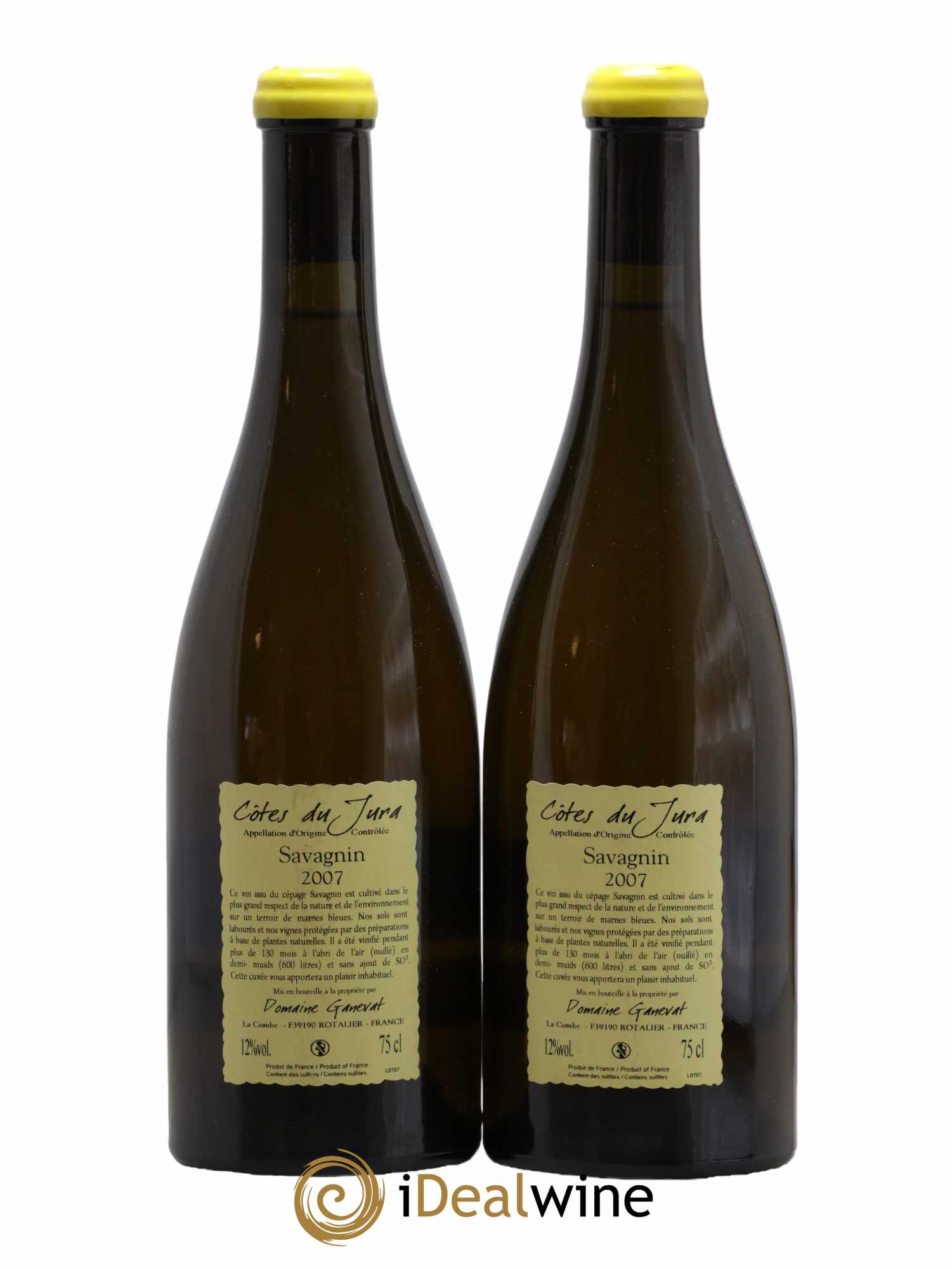 Côtes du Jura Les Vignes de mon Père Jean-François Ganevat (Domaine) 2007 - Lot de 2 bouteilles - 1