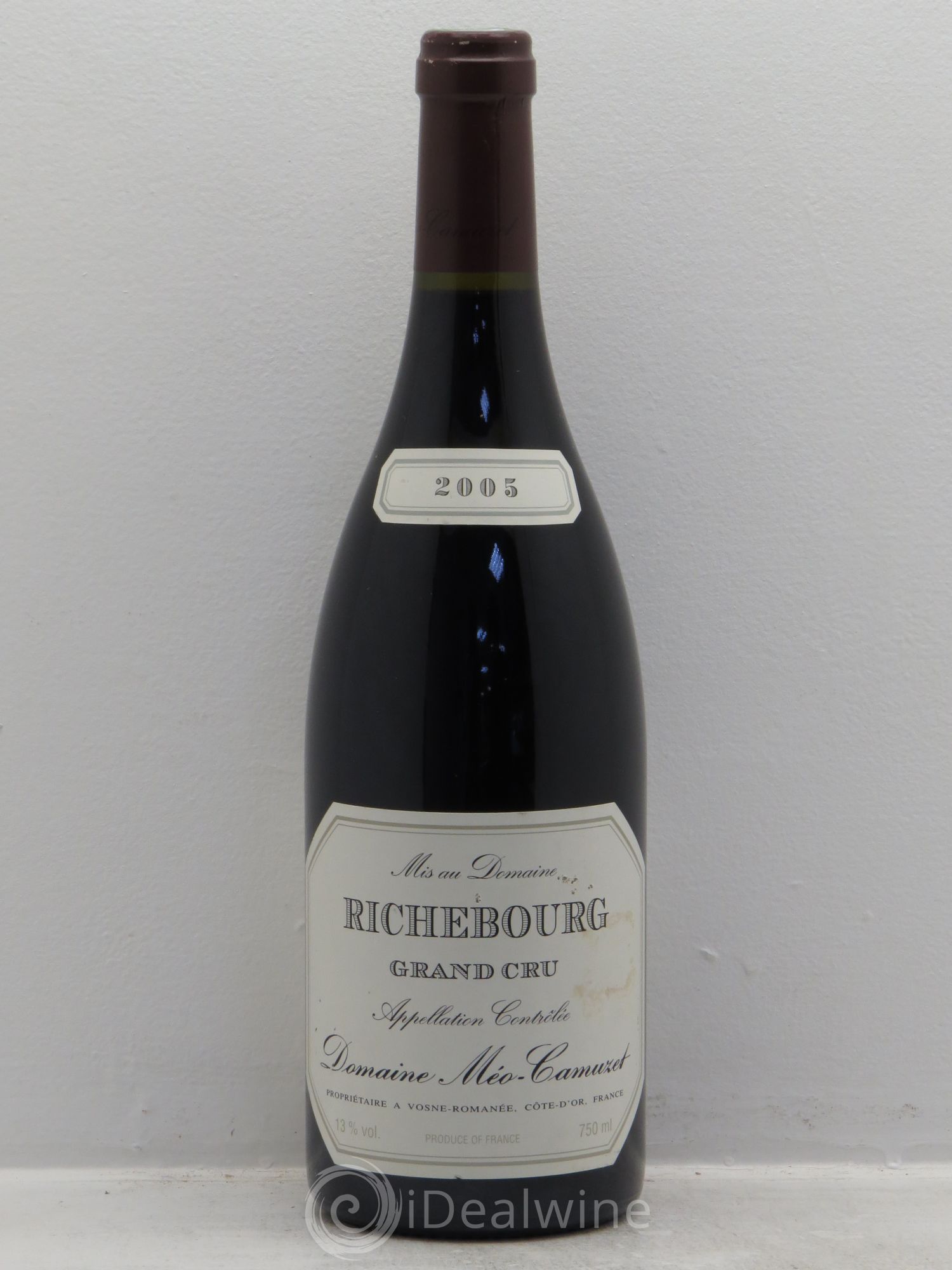 Richebourg Grand Cru Méo-Camuzet (Domaine) 2005 - Lot de 1 bouteille - 0