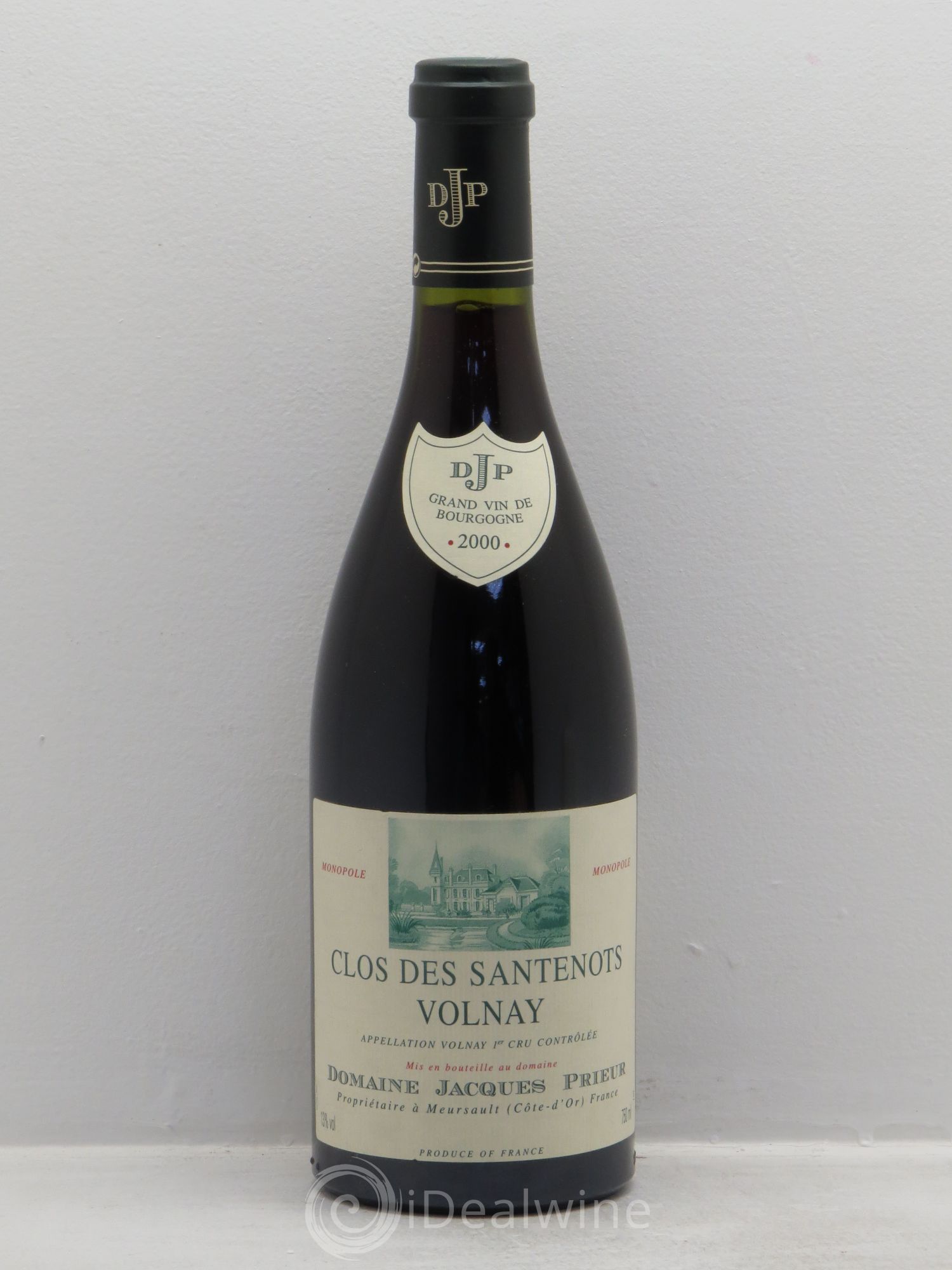 Volnay 1er Cru Clos des Santenots Jacques Prieur (Domaine) 2000 - Lot de 1 bouteille - 0