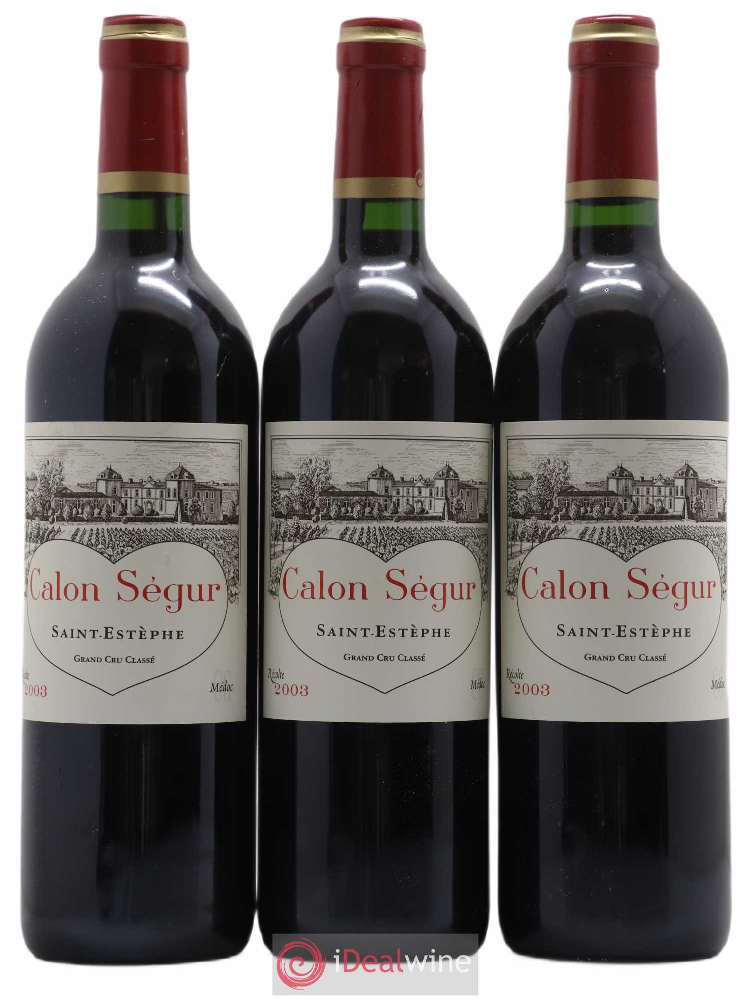 Château Calon Ségur 3ème Grand Cru Classé 2003 - Lot de 6 bouteilles - 2