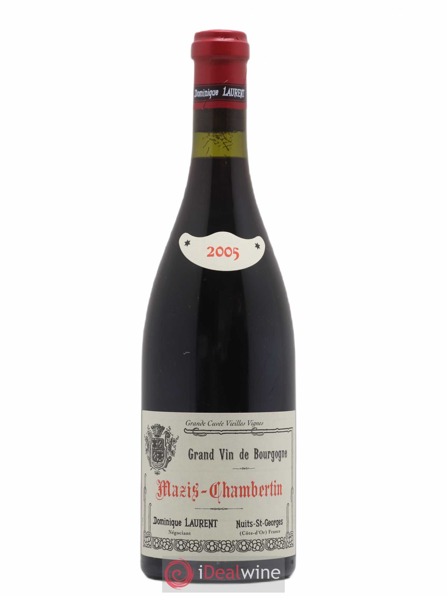 Mazis-Chambertin Grand Cru Cuvée Vieilles Vignes Dominique Laurent 2005 - Lot de 1 bouteille - 0