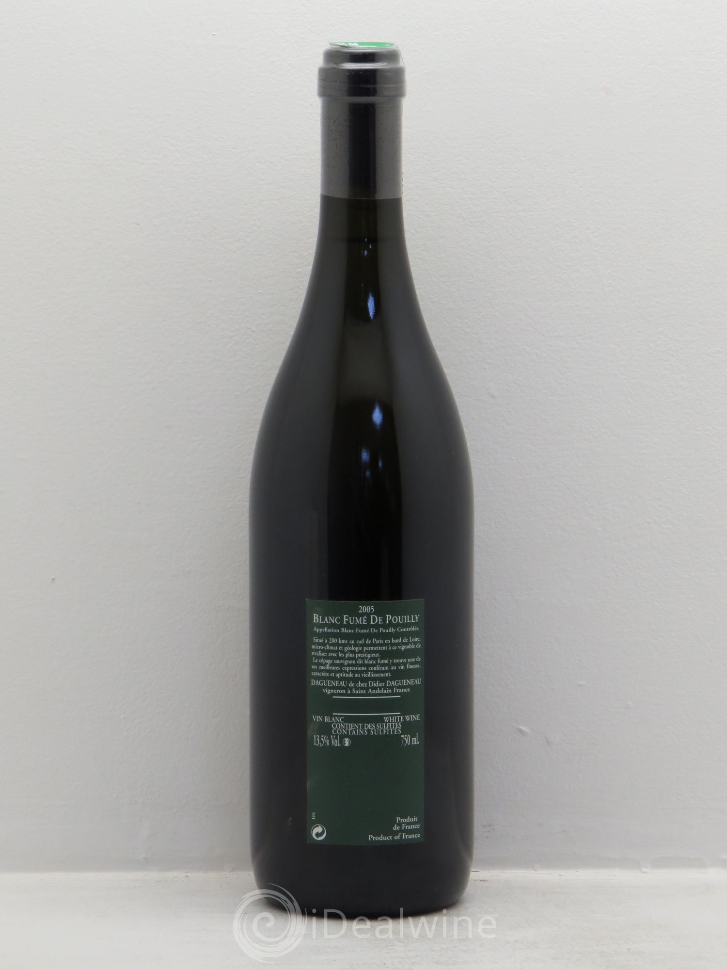 Vin de France (anciennement Pouilly-Fumé) Silex Dagueneau (Domaine Didier - Louis-Benjamin) 2005 - Lot de 1 bouteille - 1