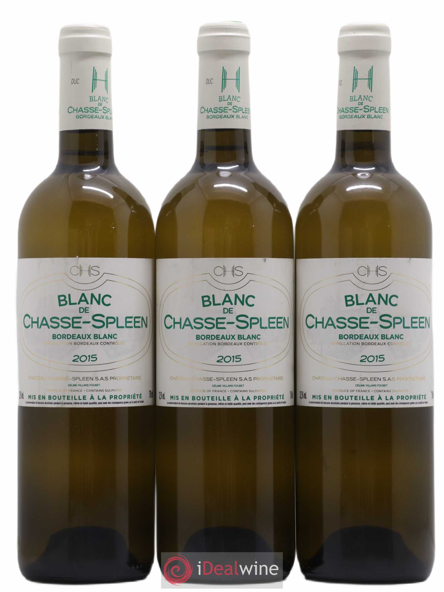 Château Chasse Spleen 2015 - Lot de 3 bouteilles - 0