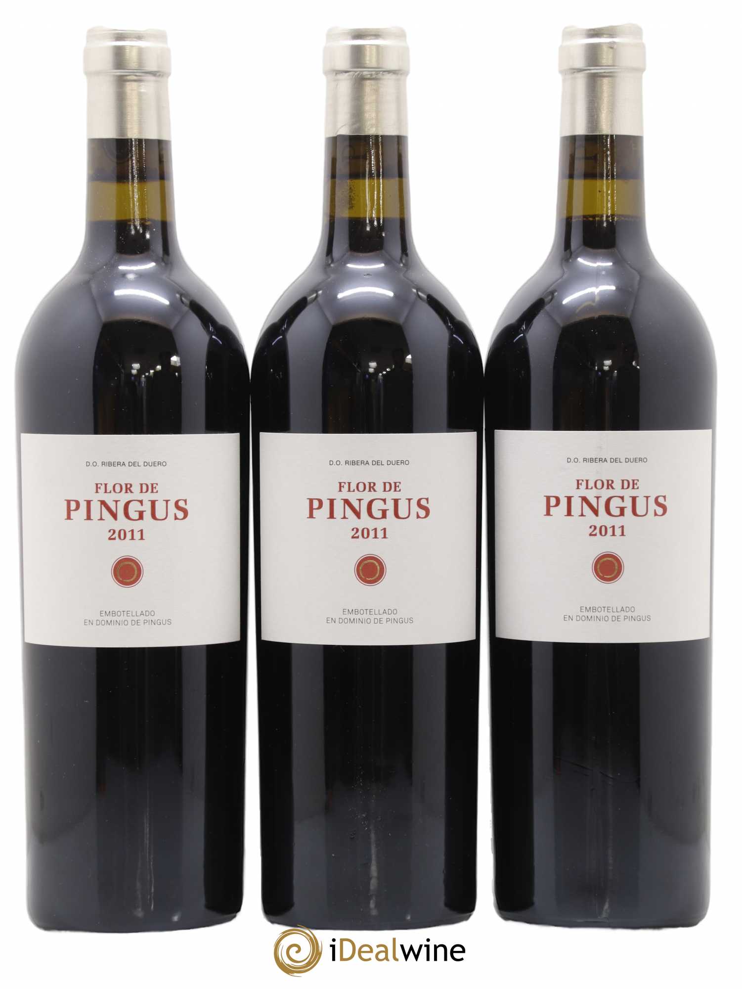 Ribera Del Duero Flor de Pingus Dominio de Pingus - Peter Sisseck 2011 - Lot de 3 bouteilles - 0