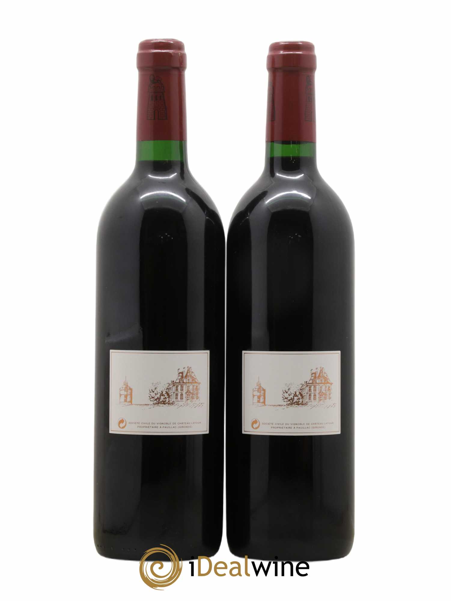 Château Latour 1er Grand Cru Classé 1996 - Lot of 2 bottles - 1