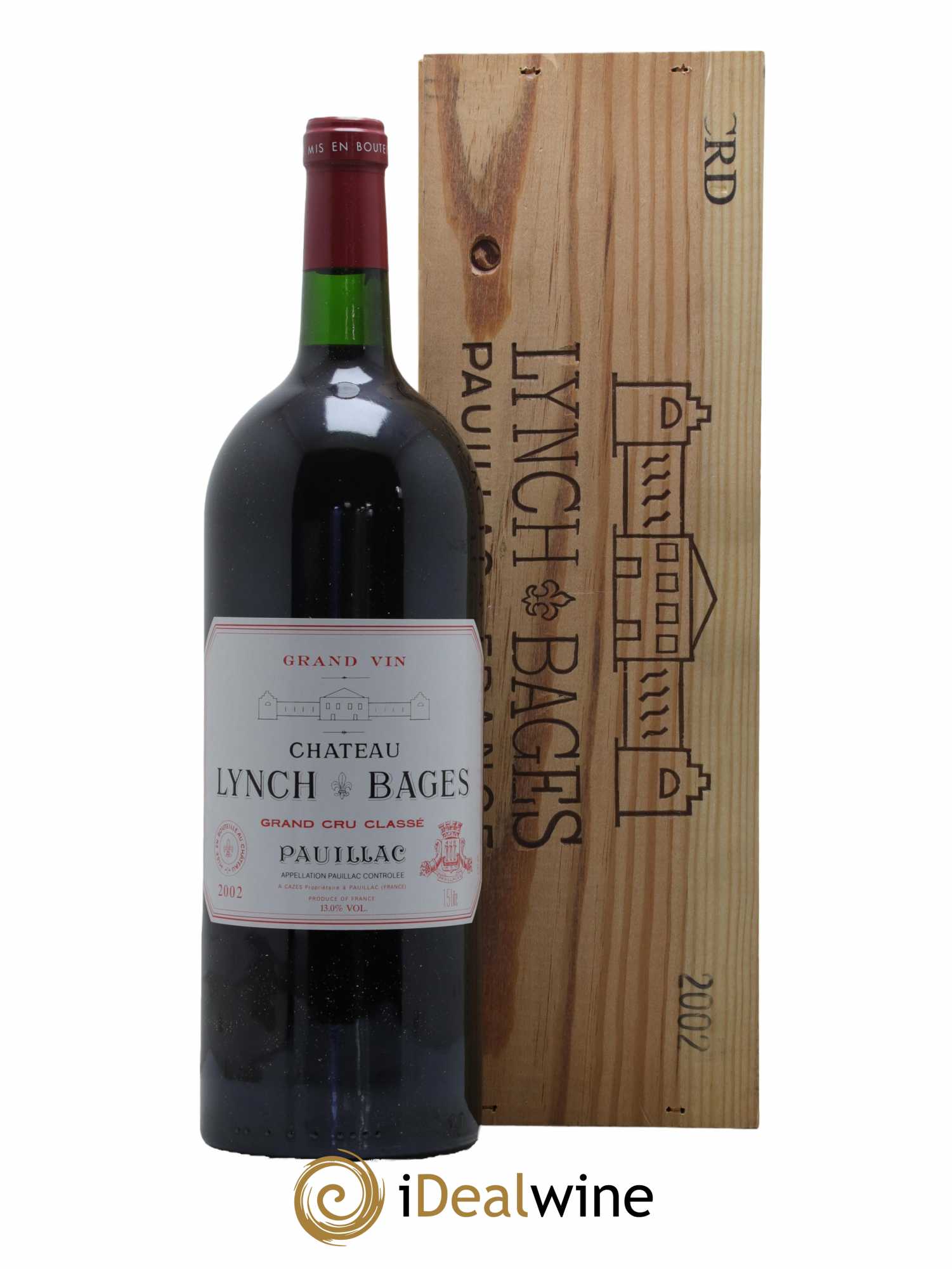 Château Lynch Bages 5ème Grand Cru Classé 2002 - Lot de 1 magnum - 0