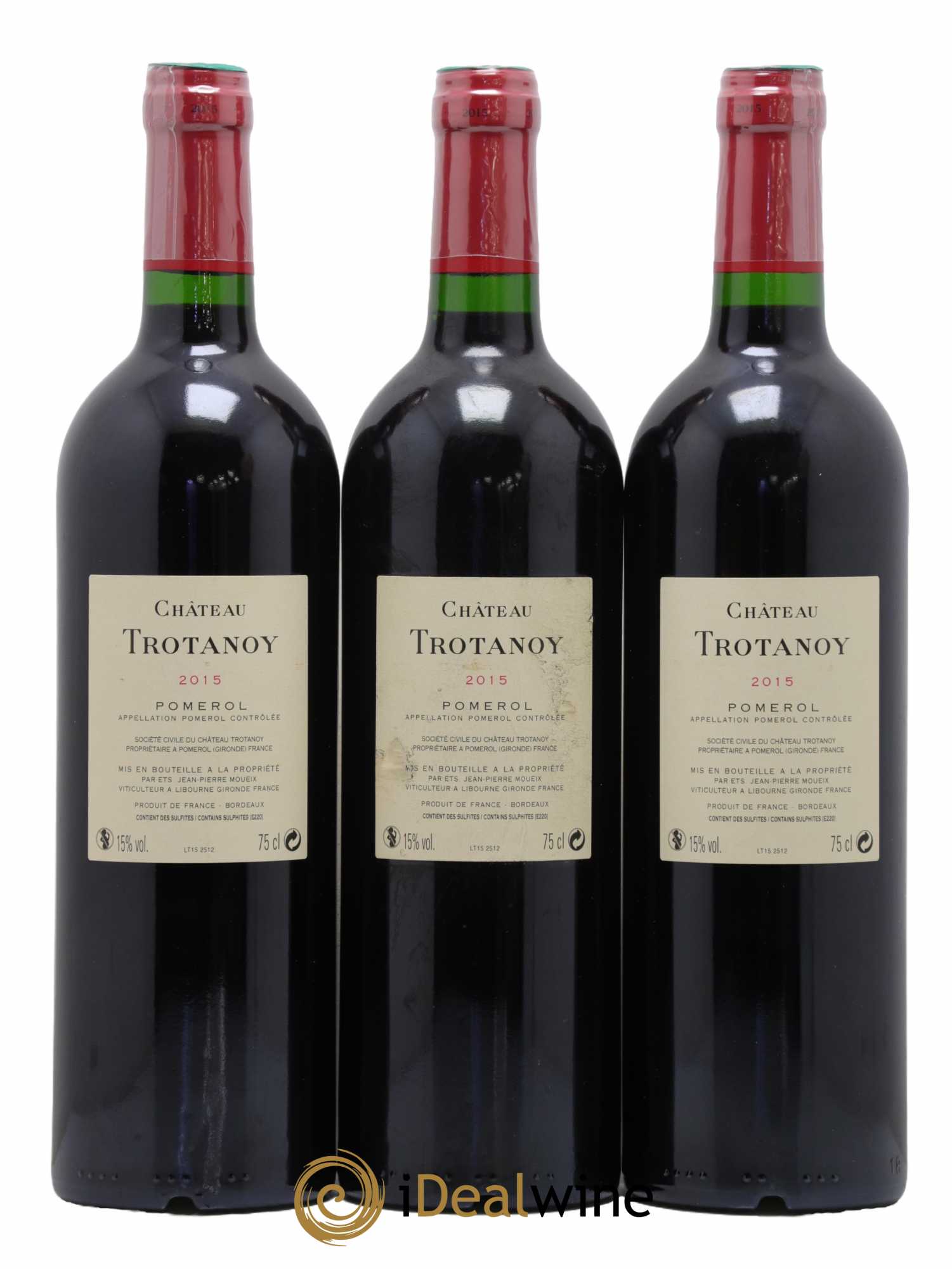 Château Trotanoy 2015 - Lot de 3 bouteilles - 1
